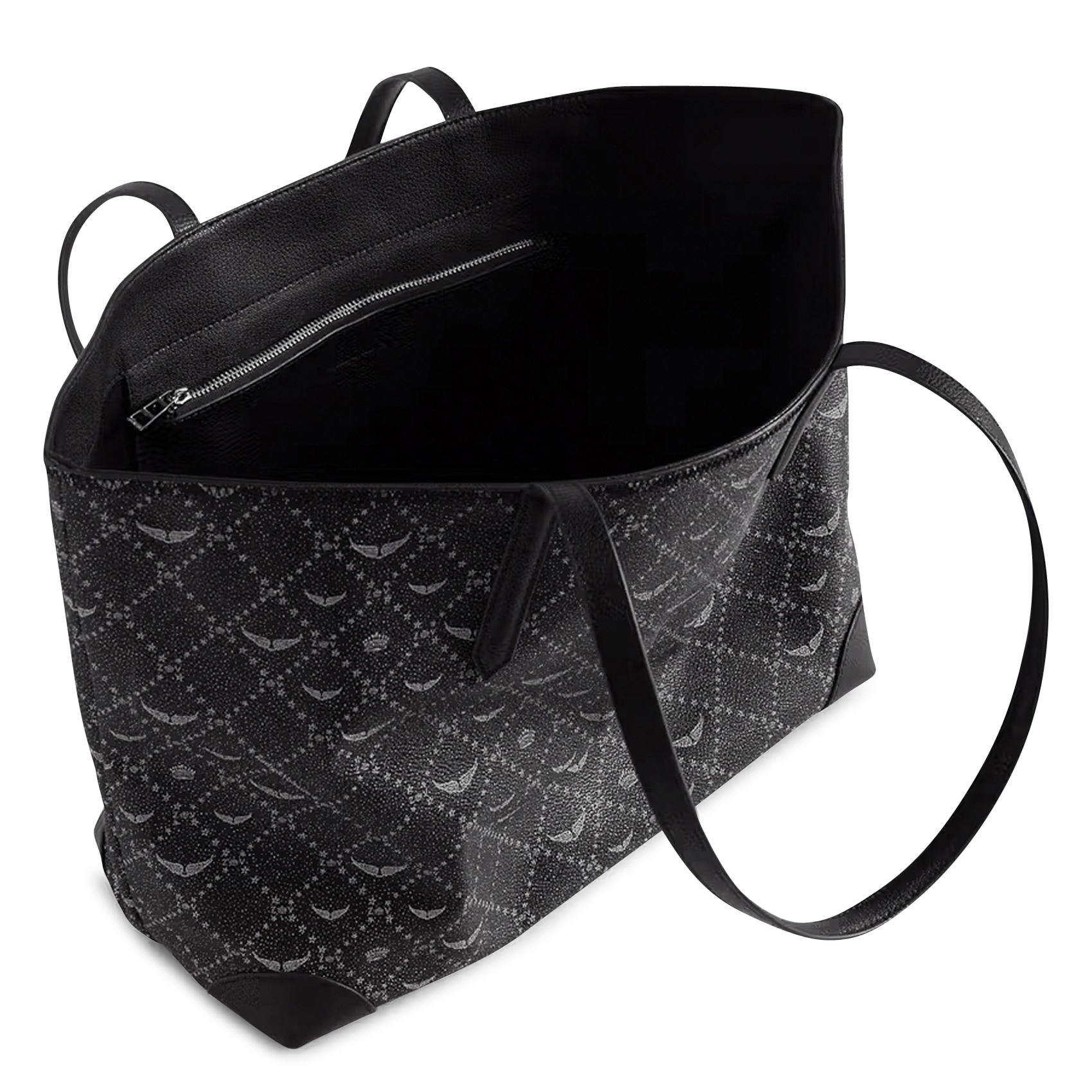 Sac cabas imprimé ZADIG&VOLTAIRE Noir