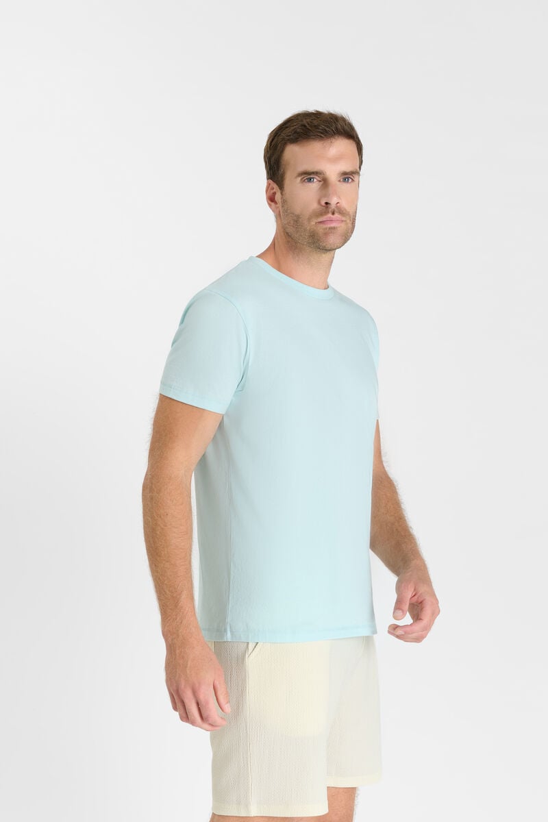 Round-neck T-shirt LE TEMPS DES CERISES Blue
