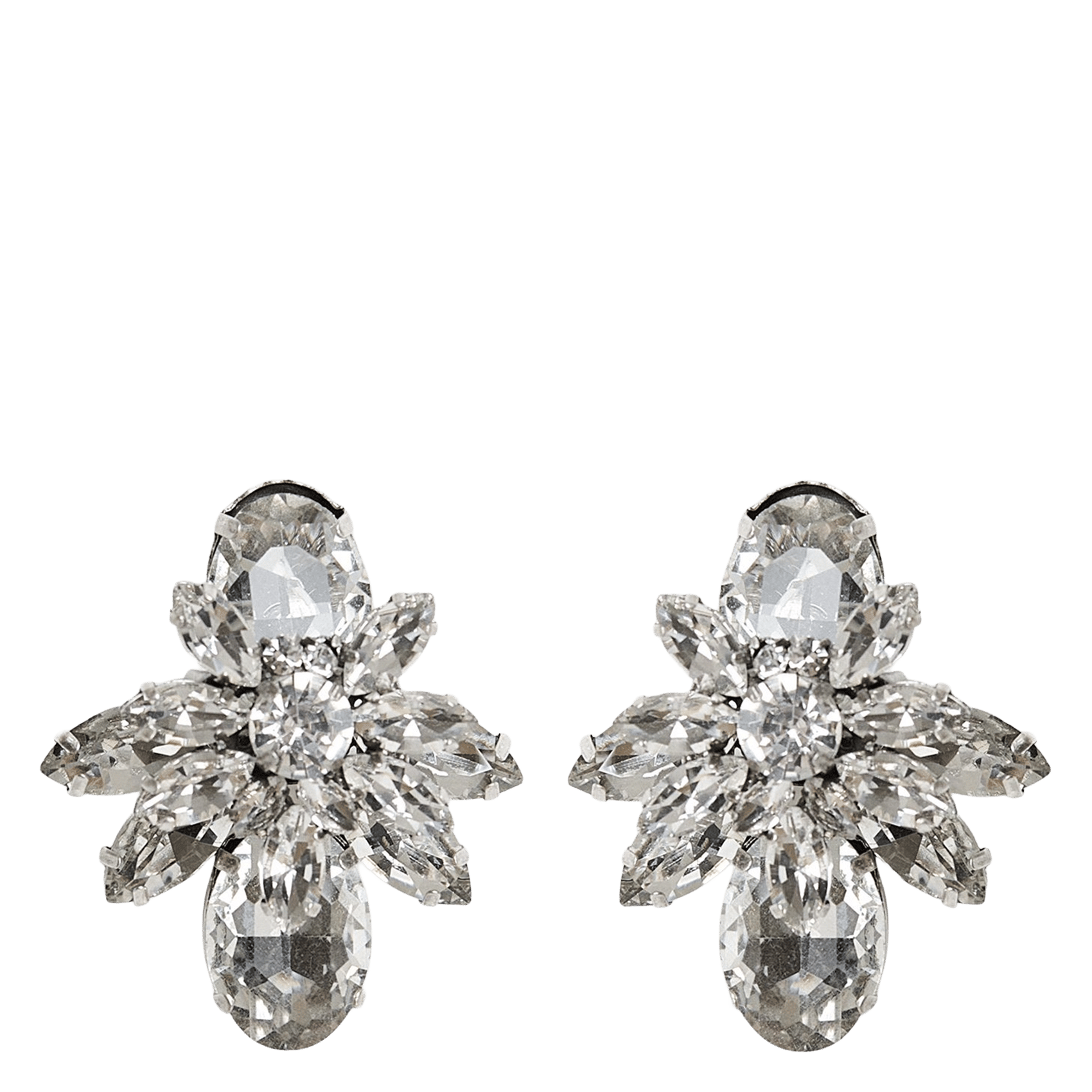 Brass earrings ESSENTIEL ANTWERP Silver