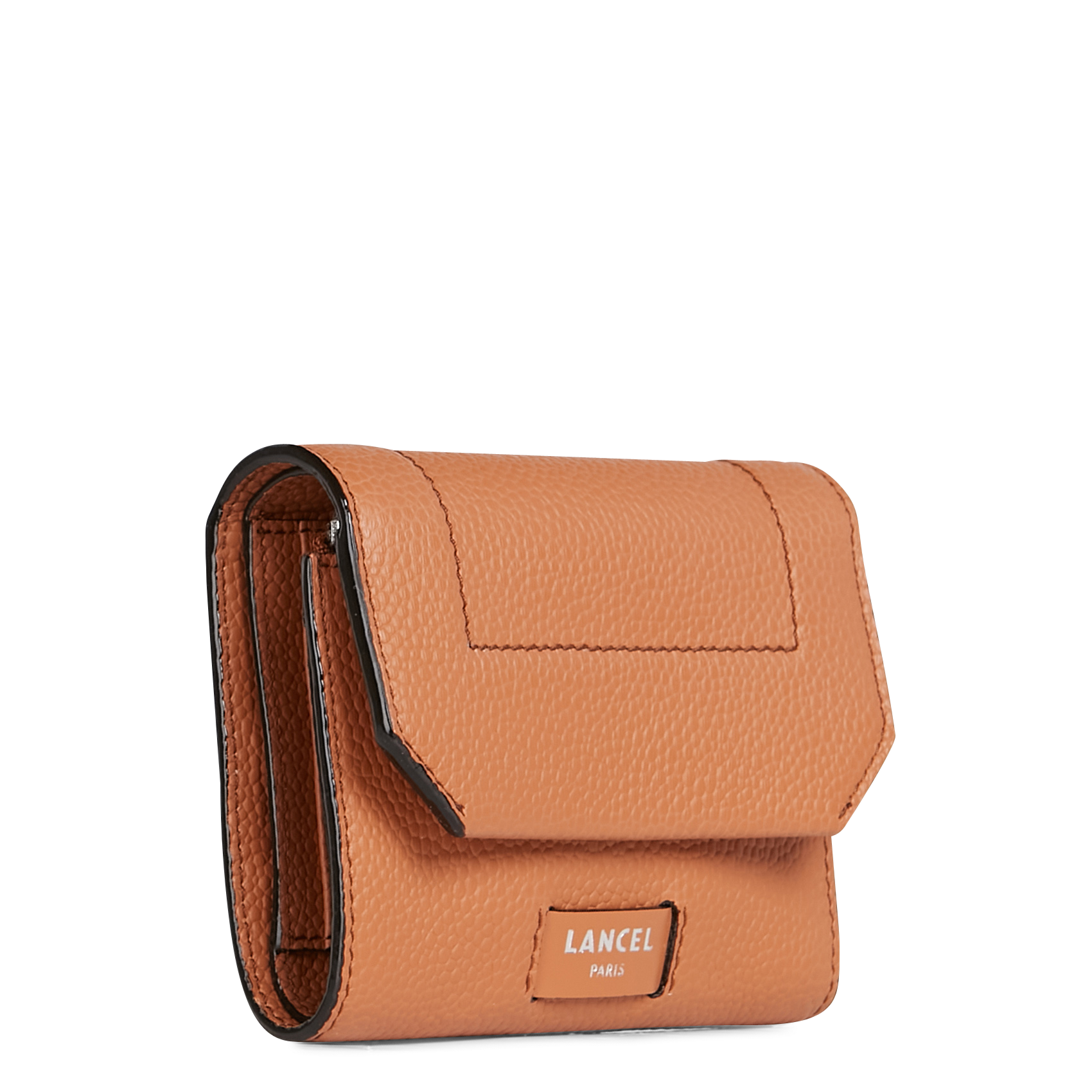 Portefeuille en cuir LANCEL Marron