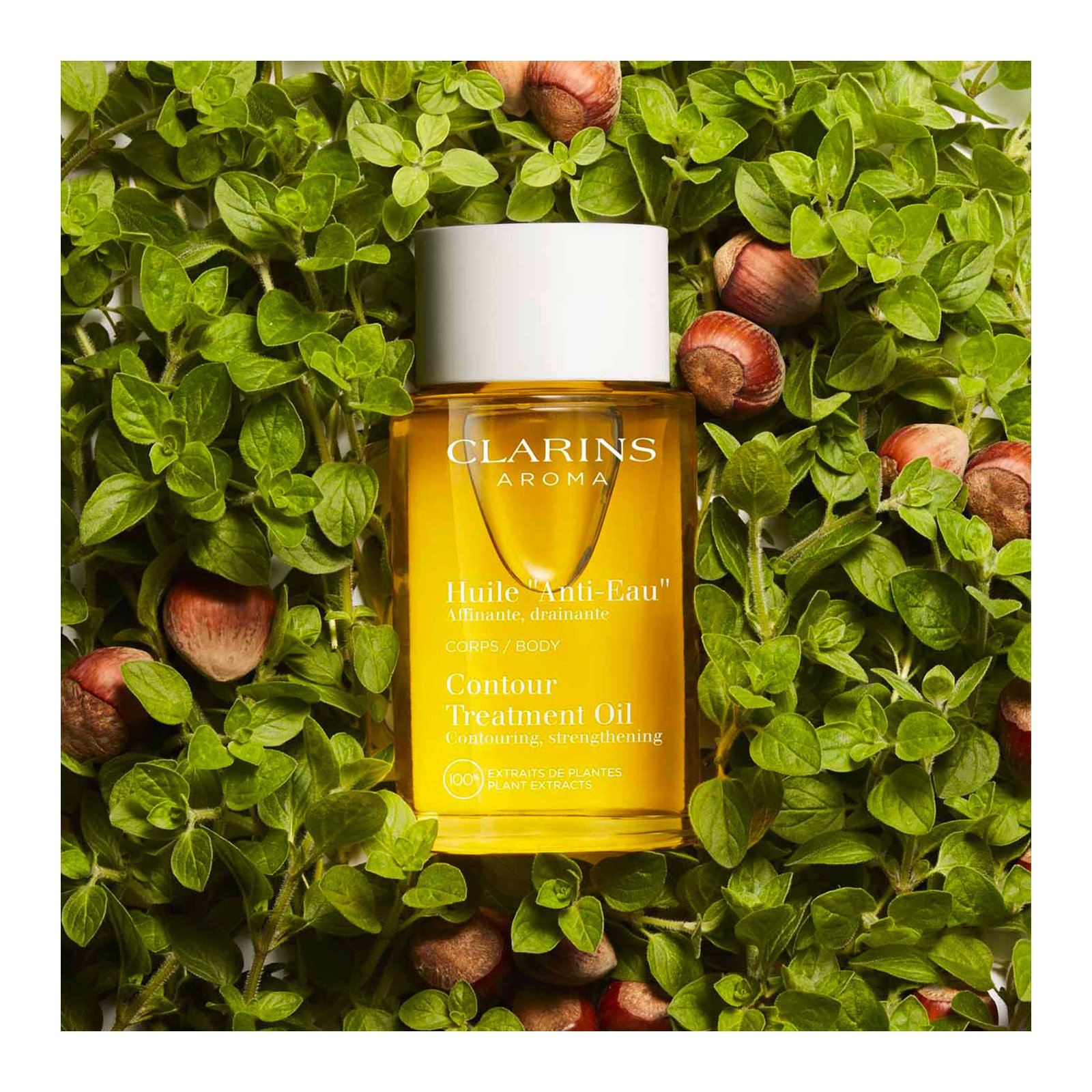 Körperpflege-Öl ?Anti Eau? - Entschlackend, entwässernd - 100 % Pflanzenextrakte CLARINS No color