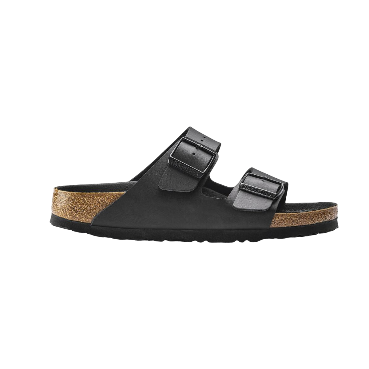 Faux leather sandals BIRKENSTOCK Black