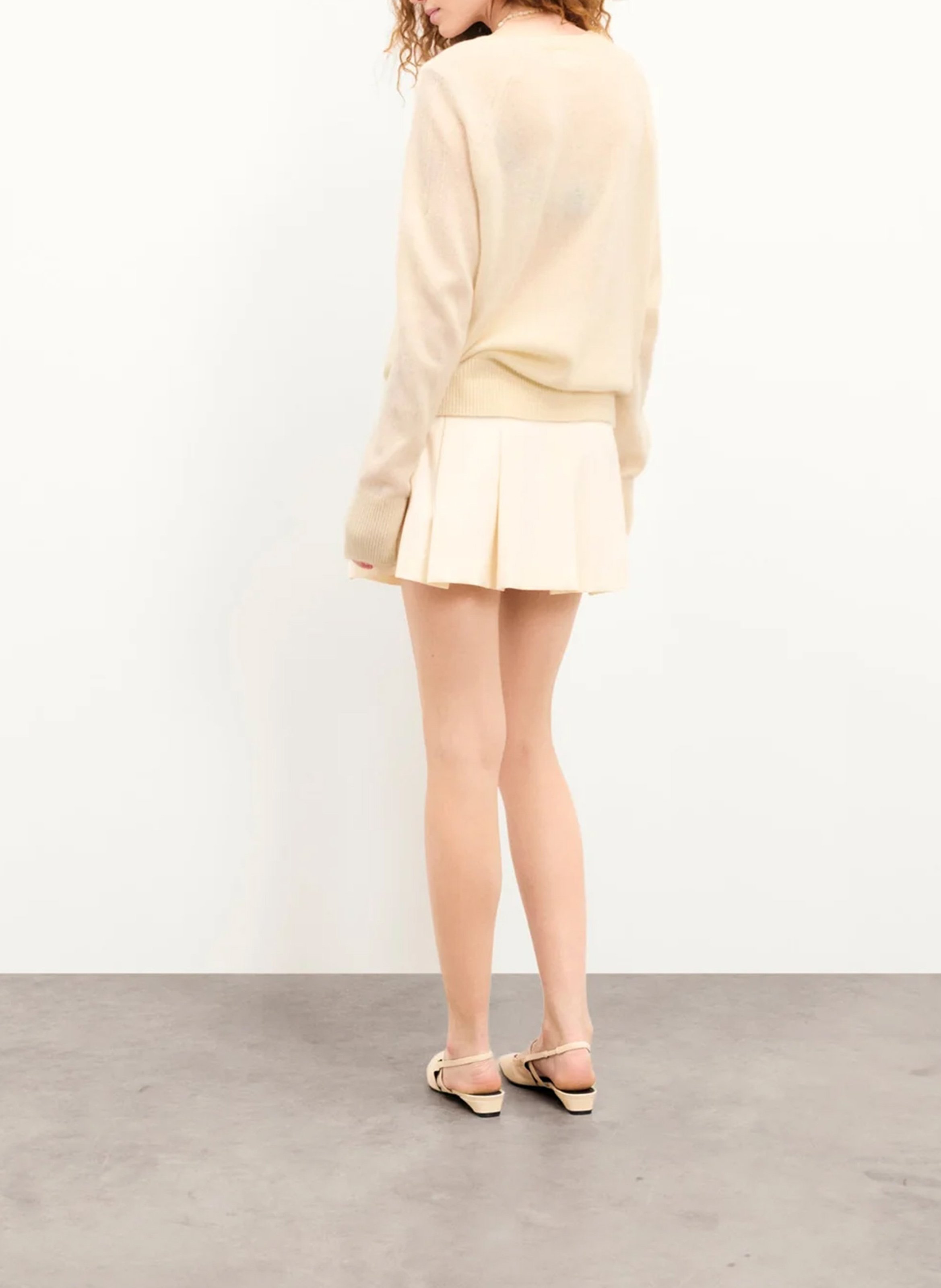 Coltrui van kasjmier FROM FUTURE Beige