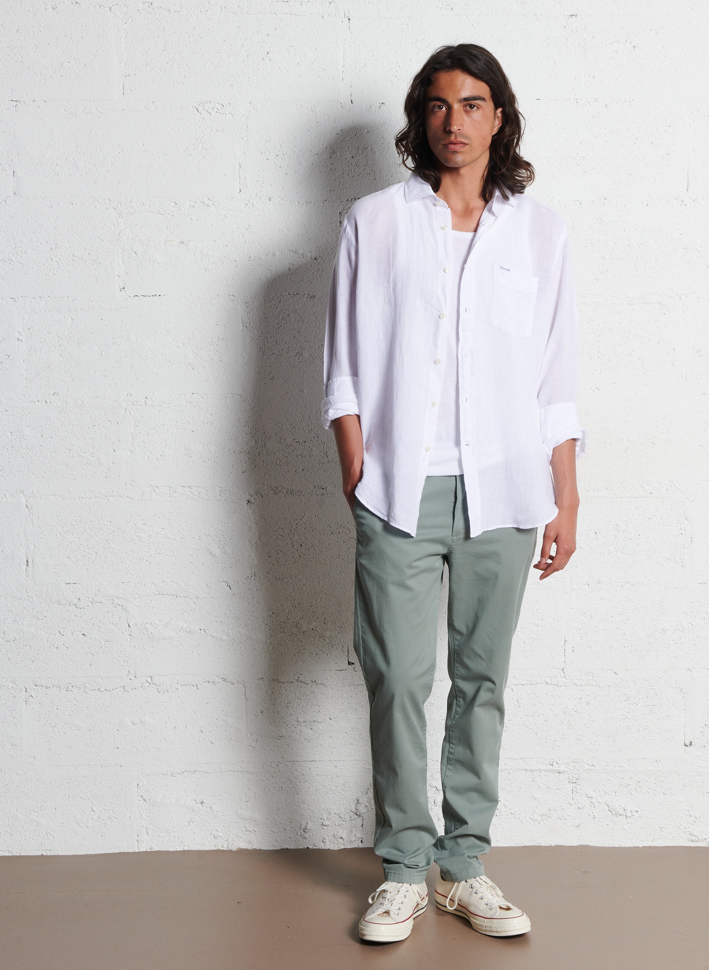 Bucket Hat aus Baumwoll-Mix IKKS Blau