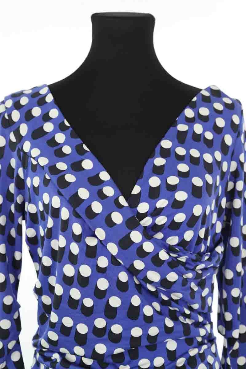 Polo shirt DIANE VON FURSTENBERG - Seconde Main Blue
