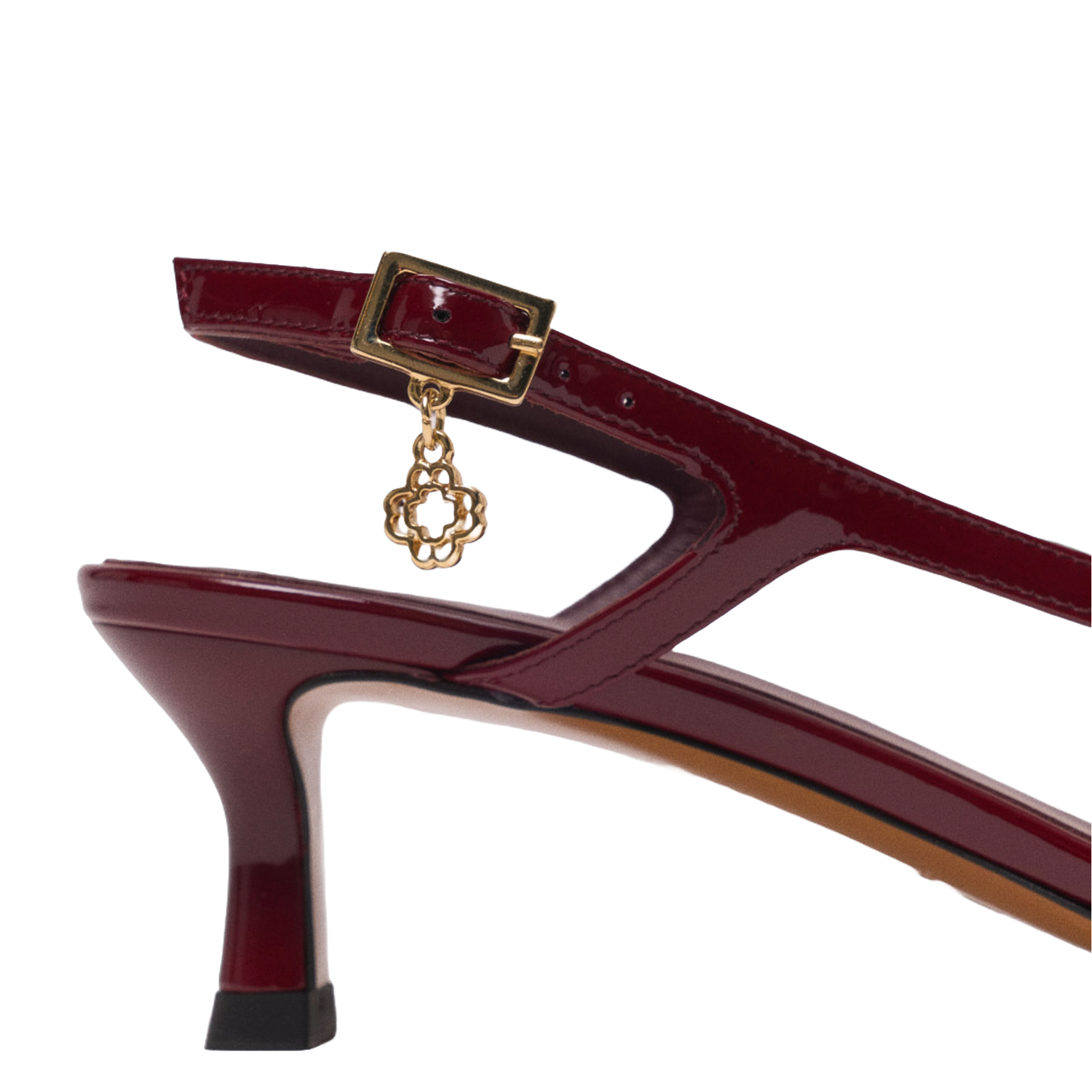 Escarpins en cuir MAJE Rouge