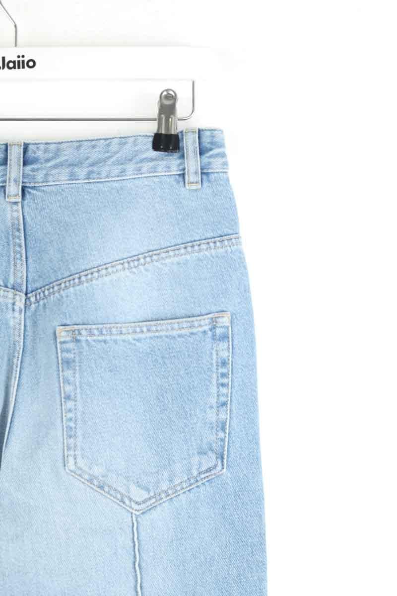 Cotton straight jeans ISABEL MARANT - Seconde Main Blue