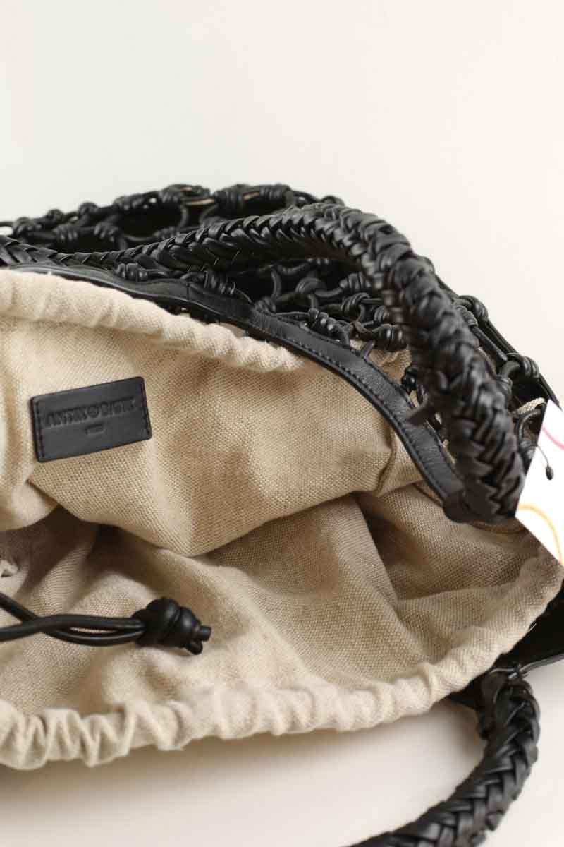 A-line leather skirt ANTIK BATIK - Seconde Main Black