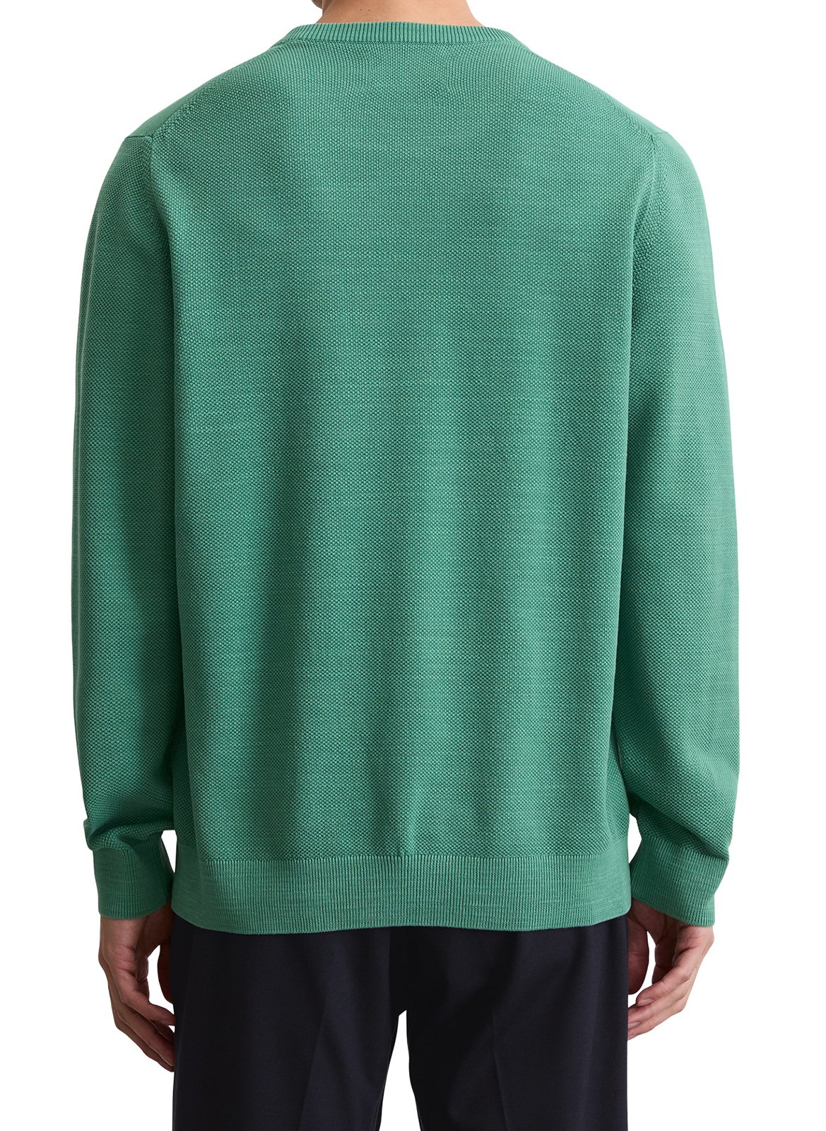 Pull droit en coton MARC O'POLO Vert