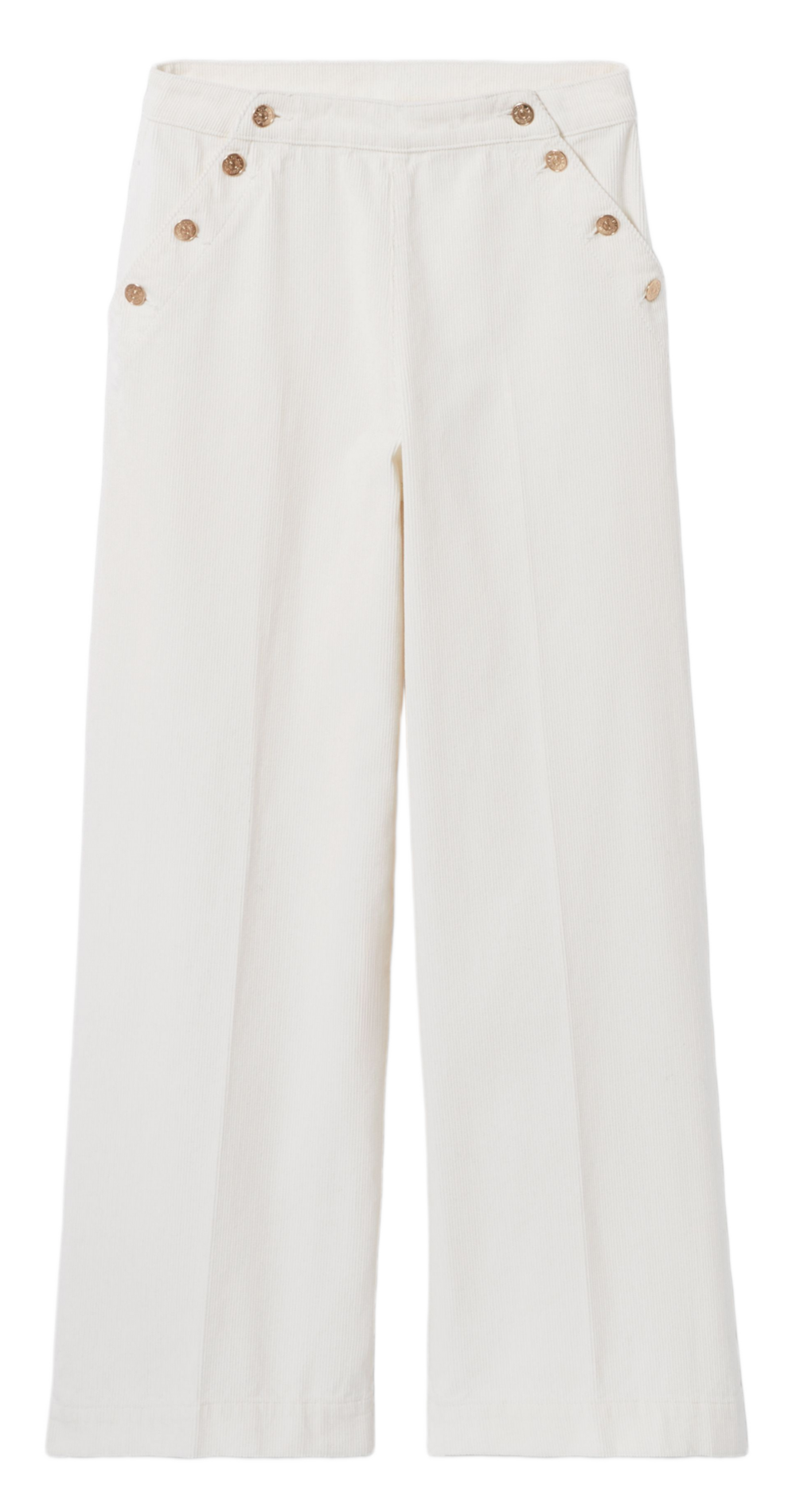 Ribbed Cotton Overalls CLAUDIE PIERLOT Beige