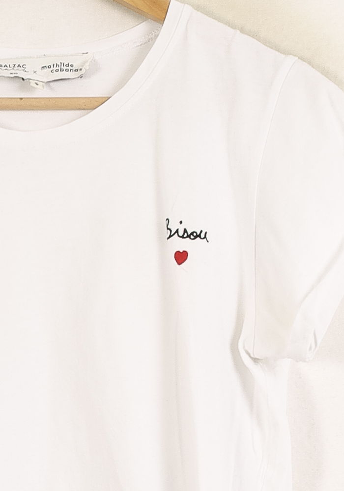 Tommy Badge T-shirt BALZAC PARIS - Seconde Main White