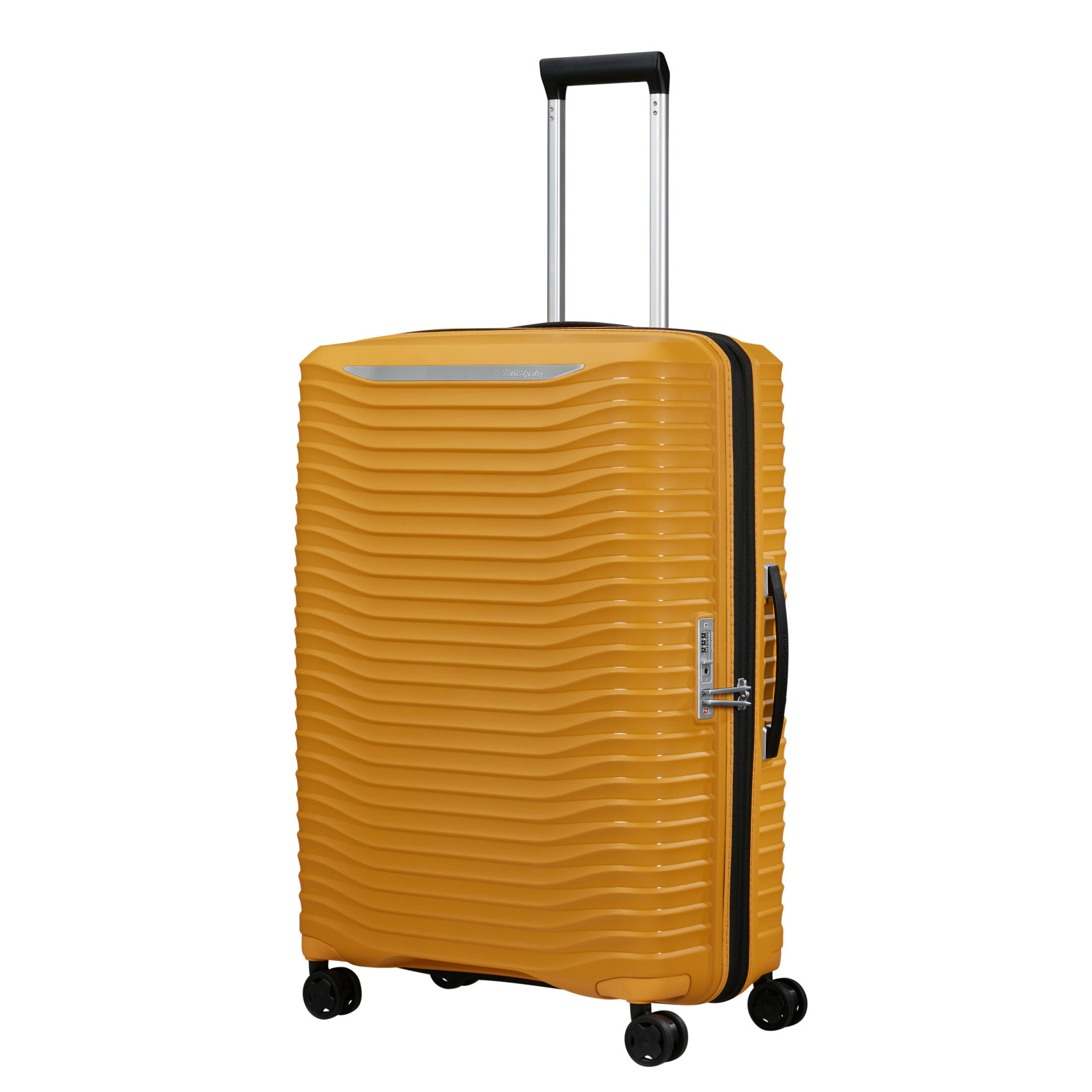 Upscape 4-wheel suitcase size L Yellow