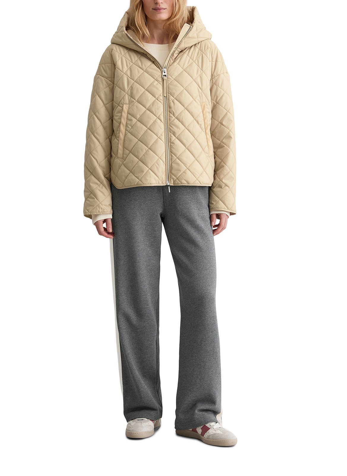 Blouson oversize col montant matelassé MARC O'POLO Beige