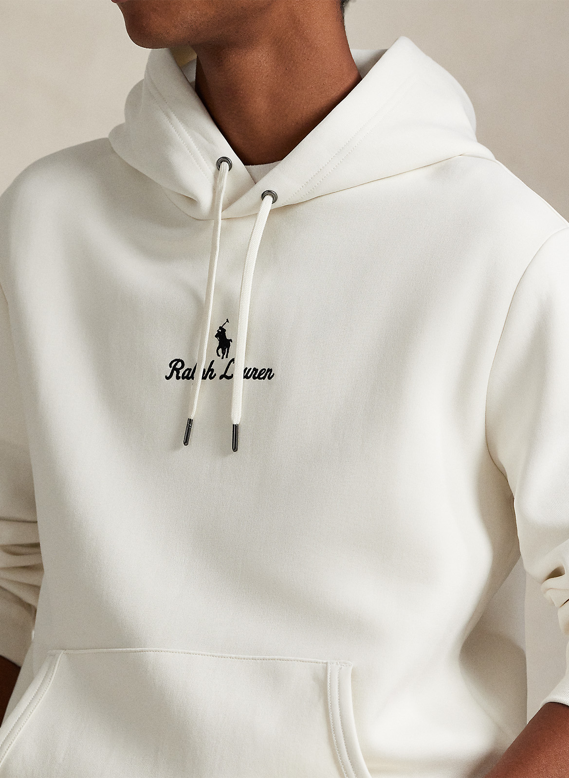Plain hooded sweatshirt with embroidery POLO RALPH LAUREN White