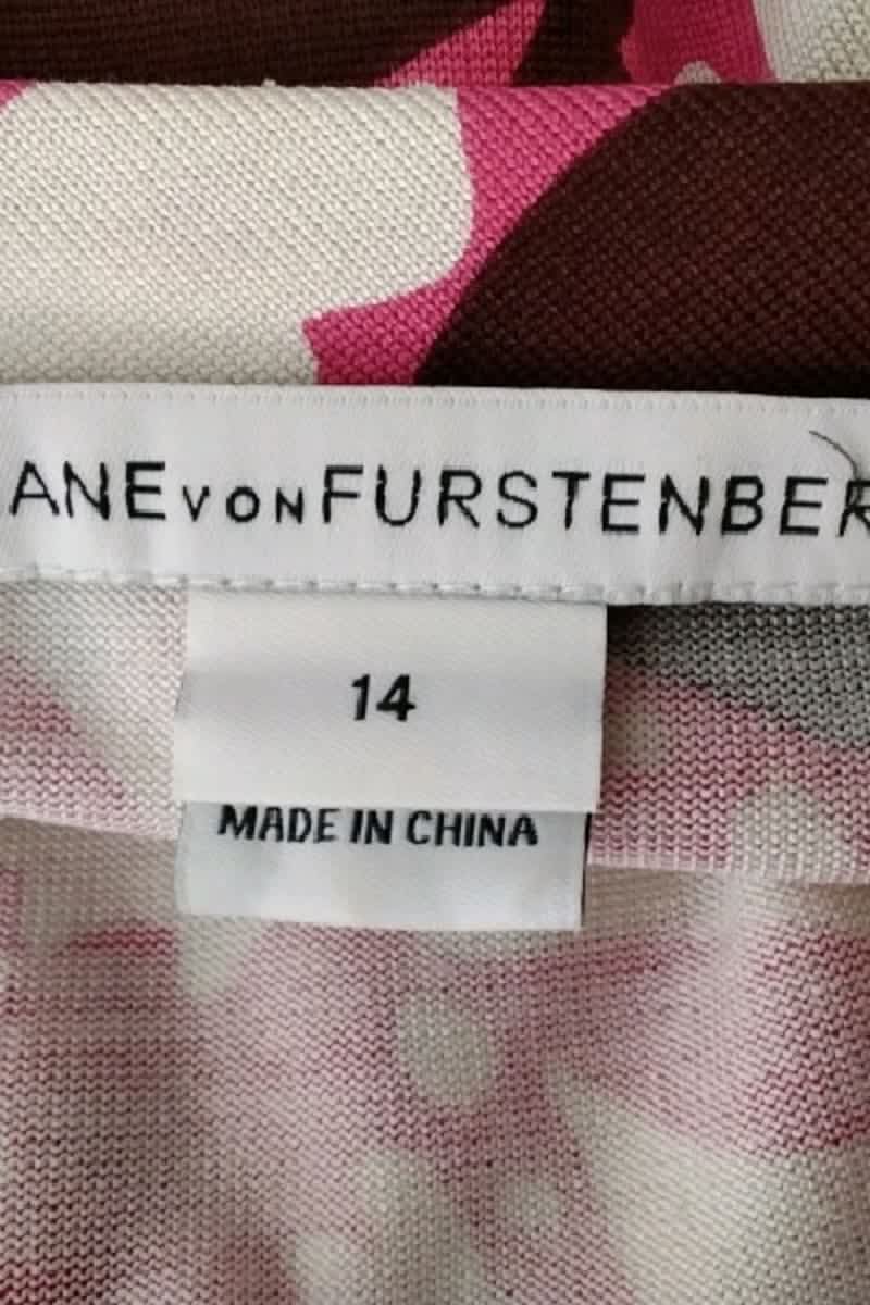 Dress DIANE VON FURSTENBERG - Seconde Main Pink