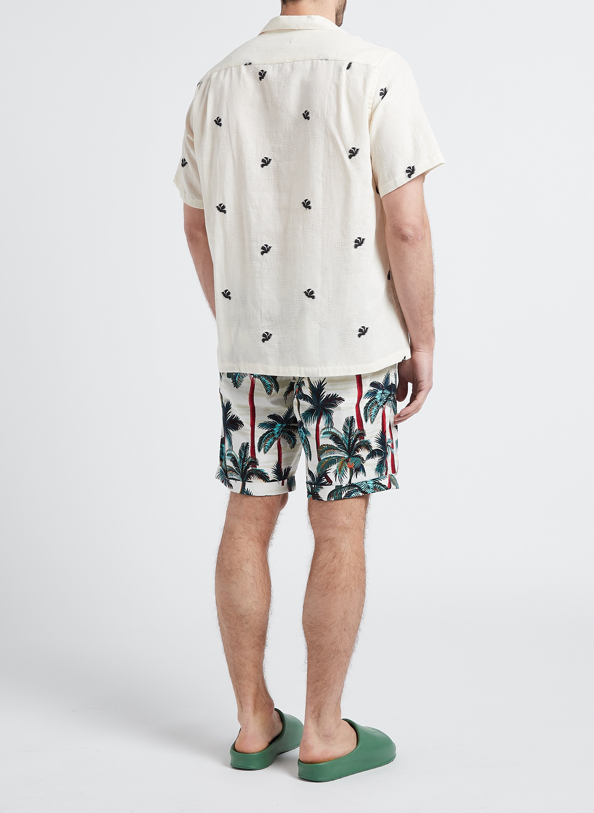 Short van katoenmix met print SCOTCH AND SODA Veelkleurig