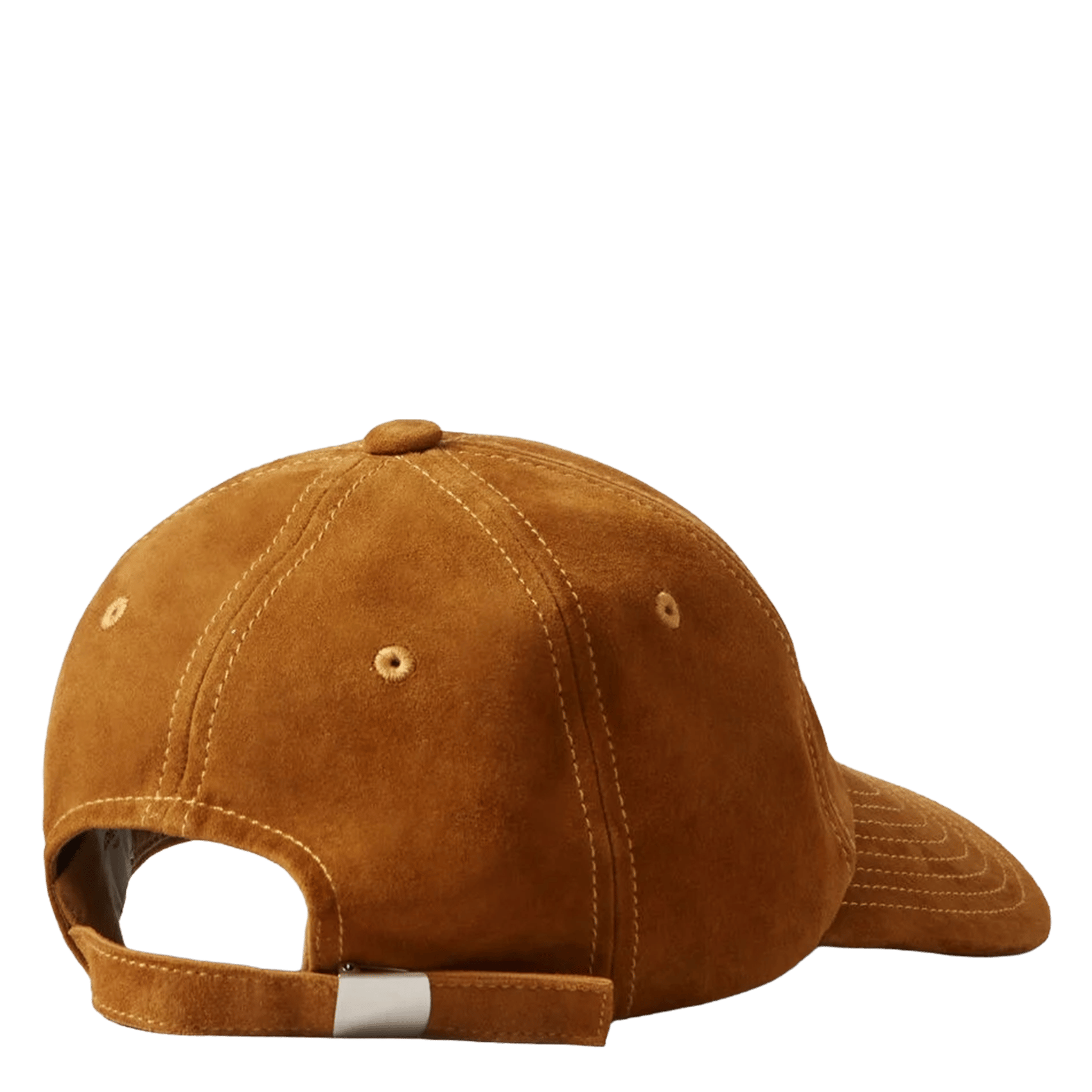 Embroidered Suede Leather Cap CLAUDIE PIERLOT Brown