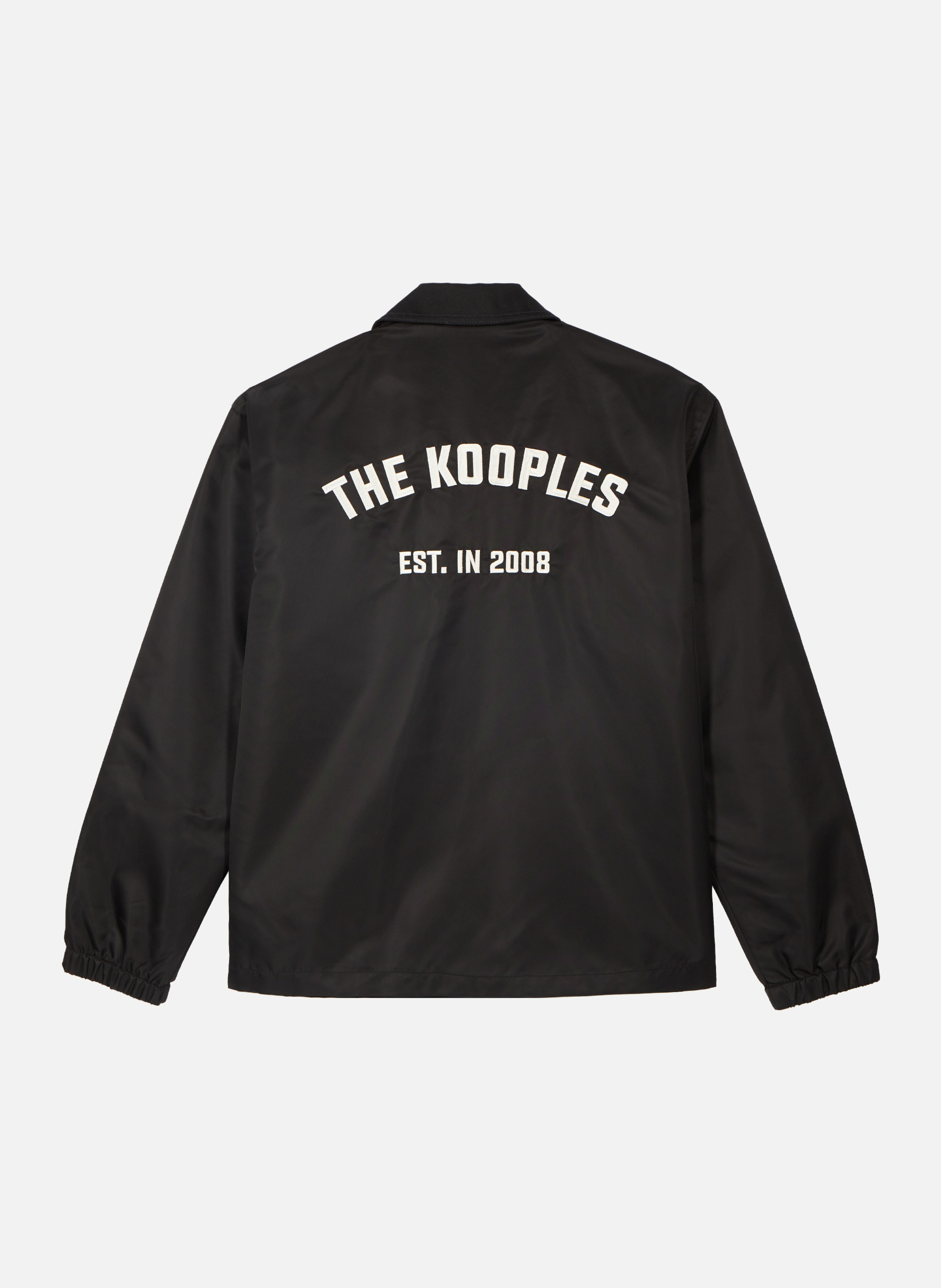 Jacket with back embroidery THE KOOPLES Black