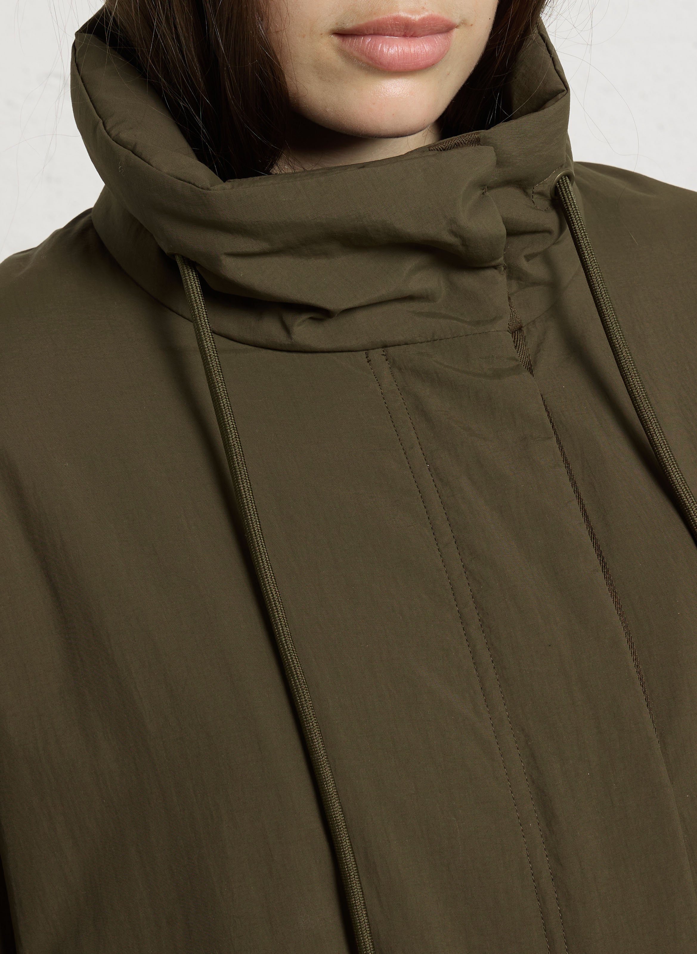 Doudoune oversize col montant MOMONI Vert