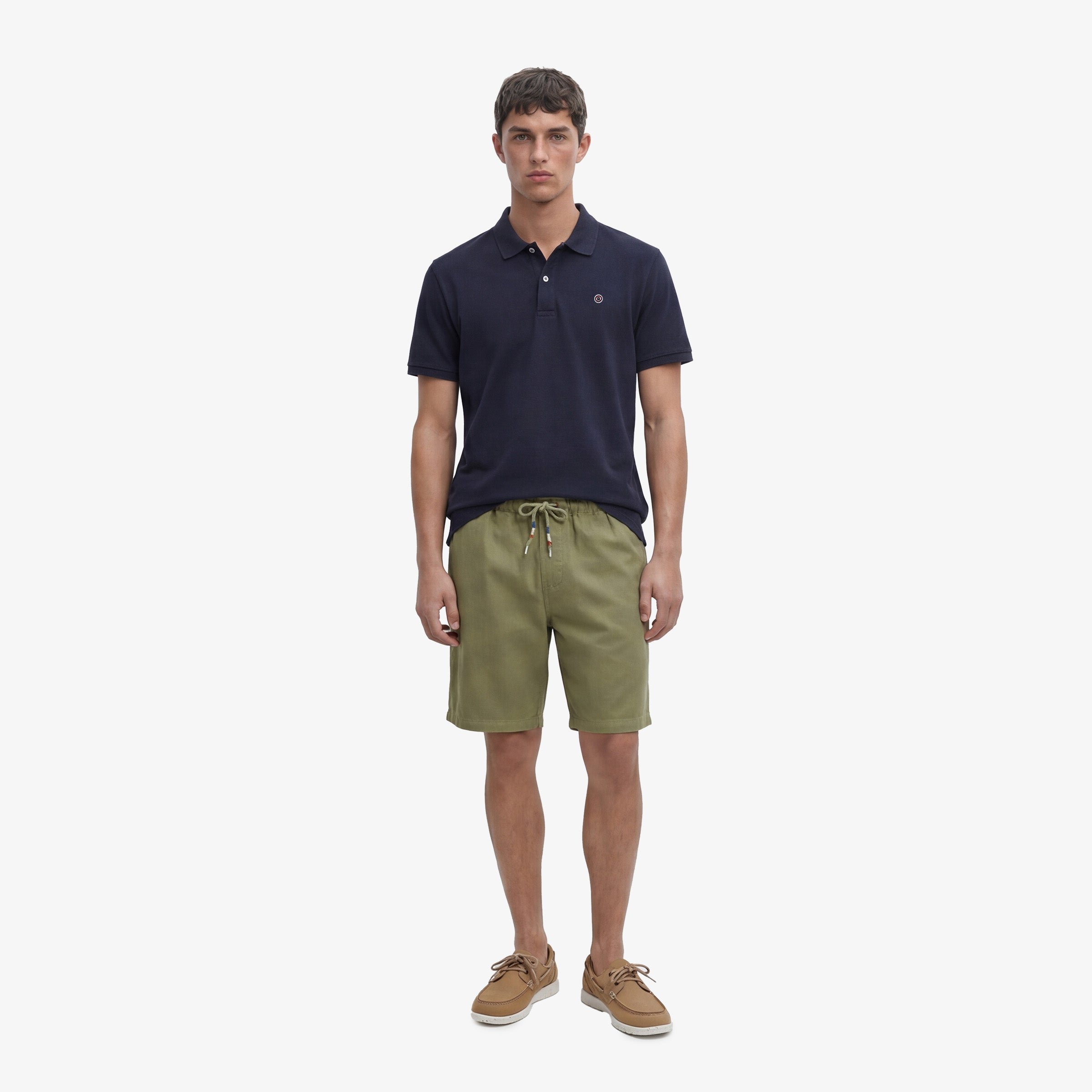 Bermuda en coton coupe ample SERGE BLANCO Vert