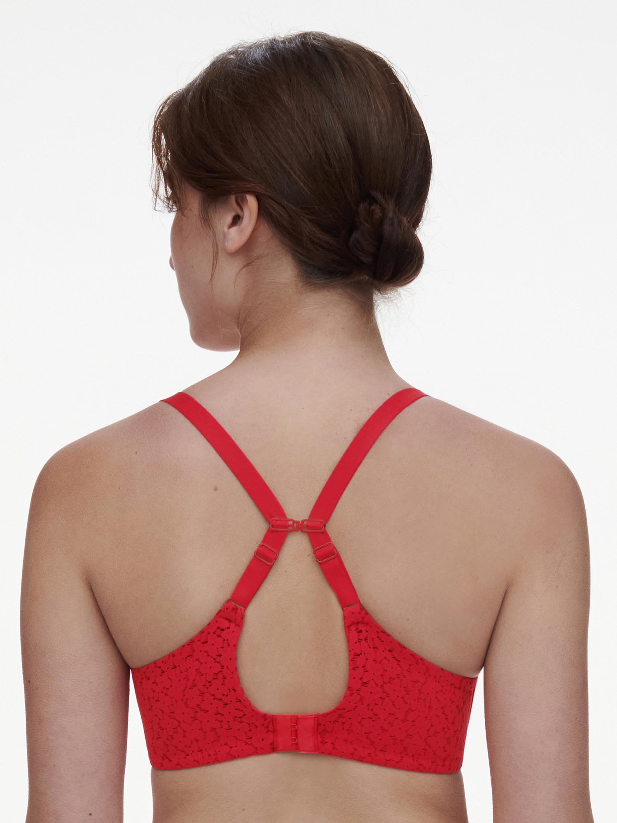 Full-cup bra CHANTELLE Red