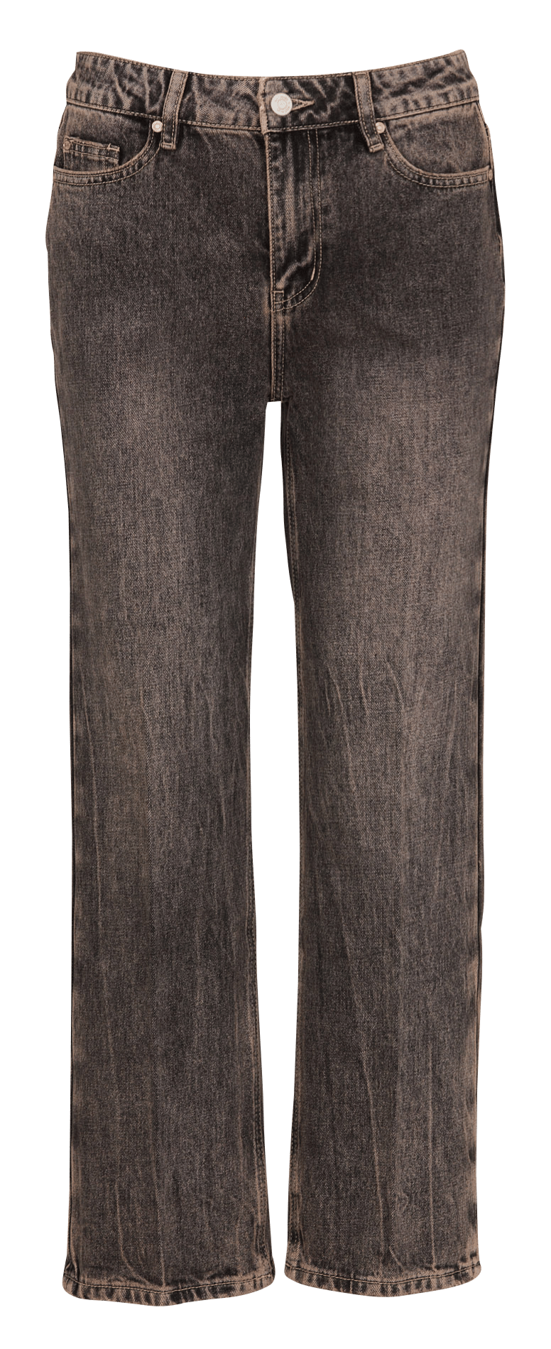 Gerade geschnittene Baumwollhose MKT Braun