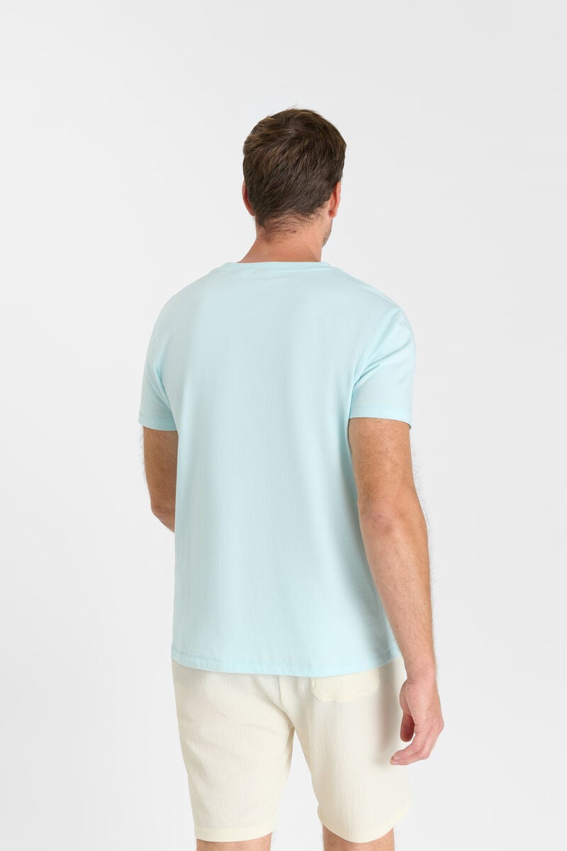 Round-neck T-shirt LE TEMPS DES CERISES Blue