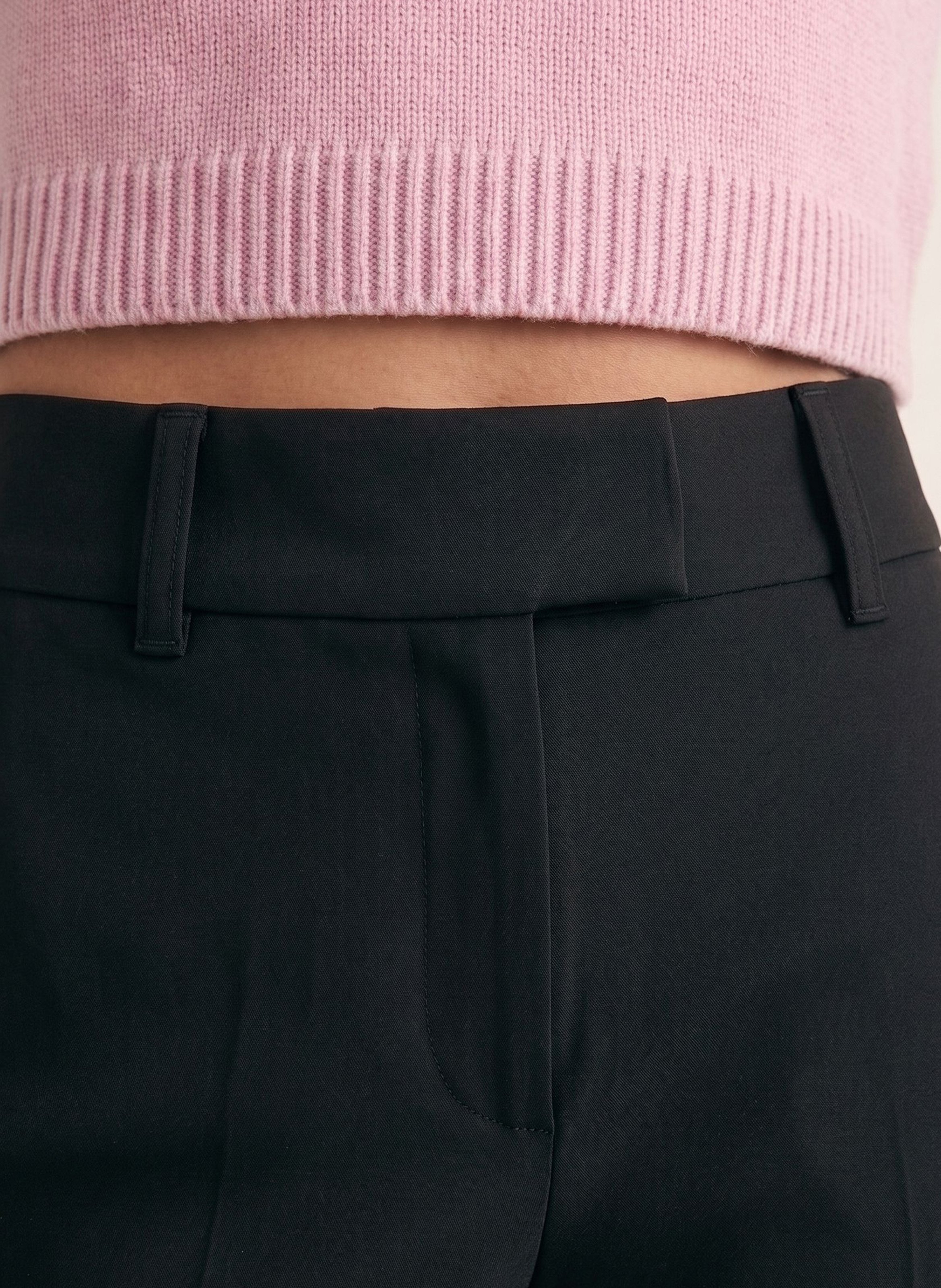 Pantalon droit large KOOKAI Noir
