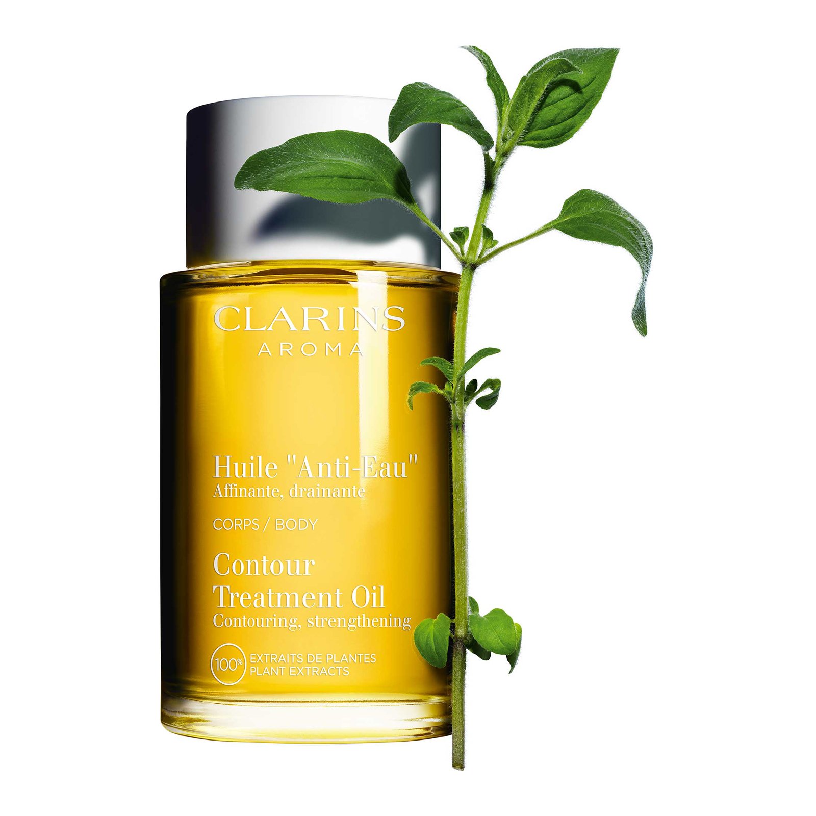 Körperpflege-Öl ?Anti Eau? - Entschlackend, entwässernd - 100 % Pflanzenextrakte CLARINS No color