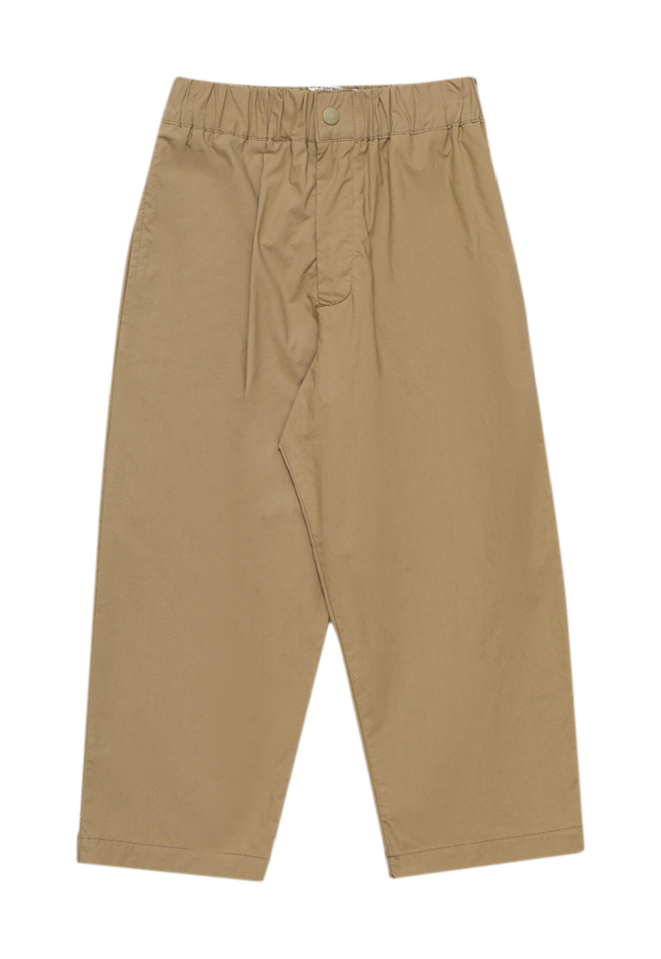 Straight-leg organic cotton pants THE NEW SOCIETY Khaki