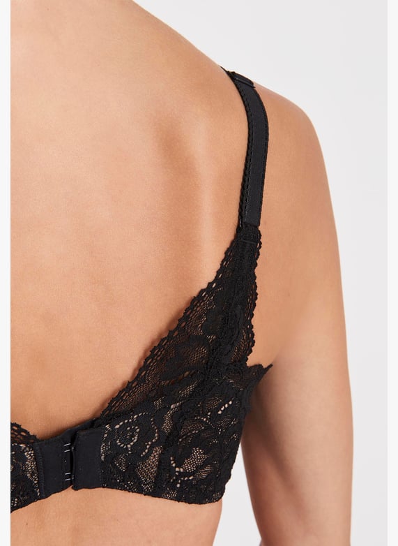 Comfort half-cup shell bra | Black by AUBADE Comfort half-cup shell bra Black