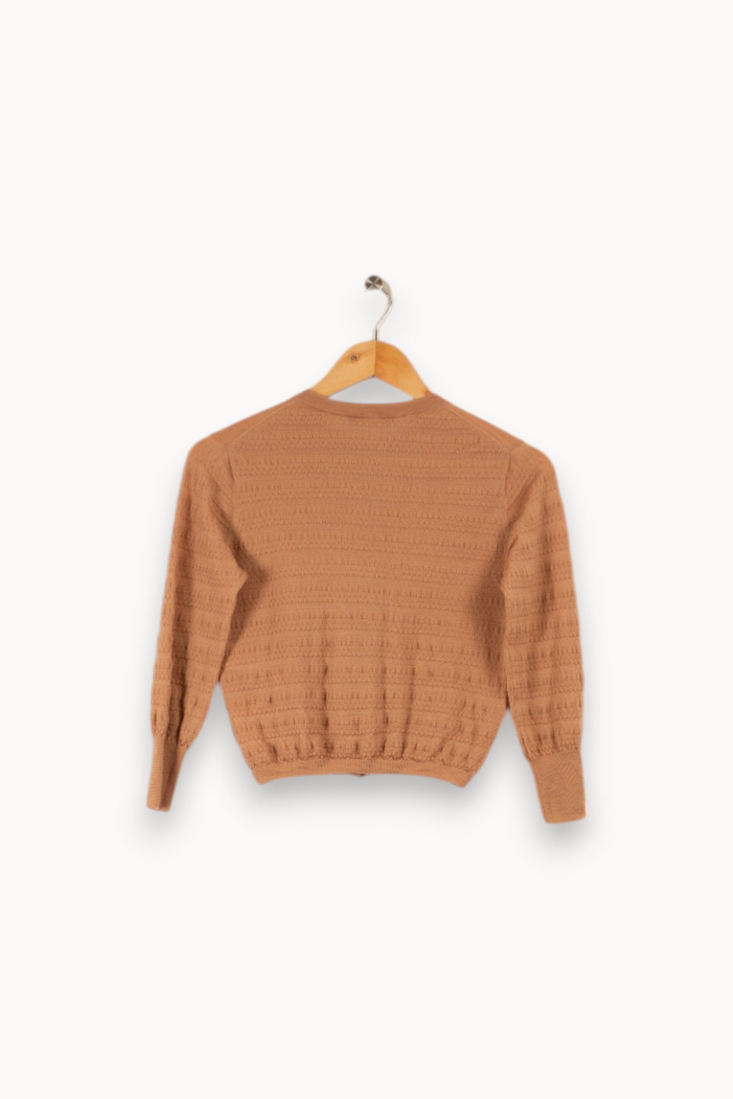 Vest or cardigan TARA JARMON - Seconde Main Beige