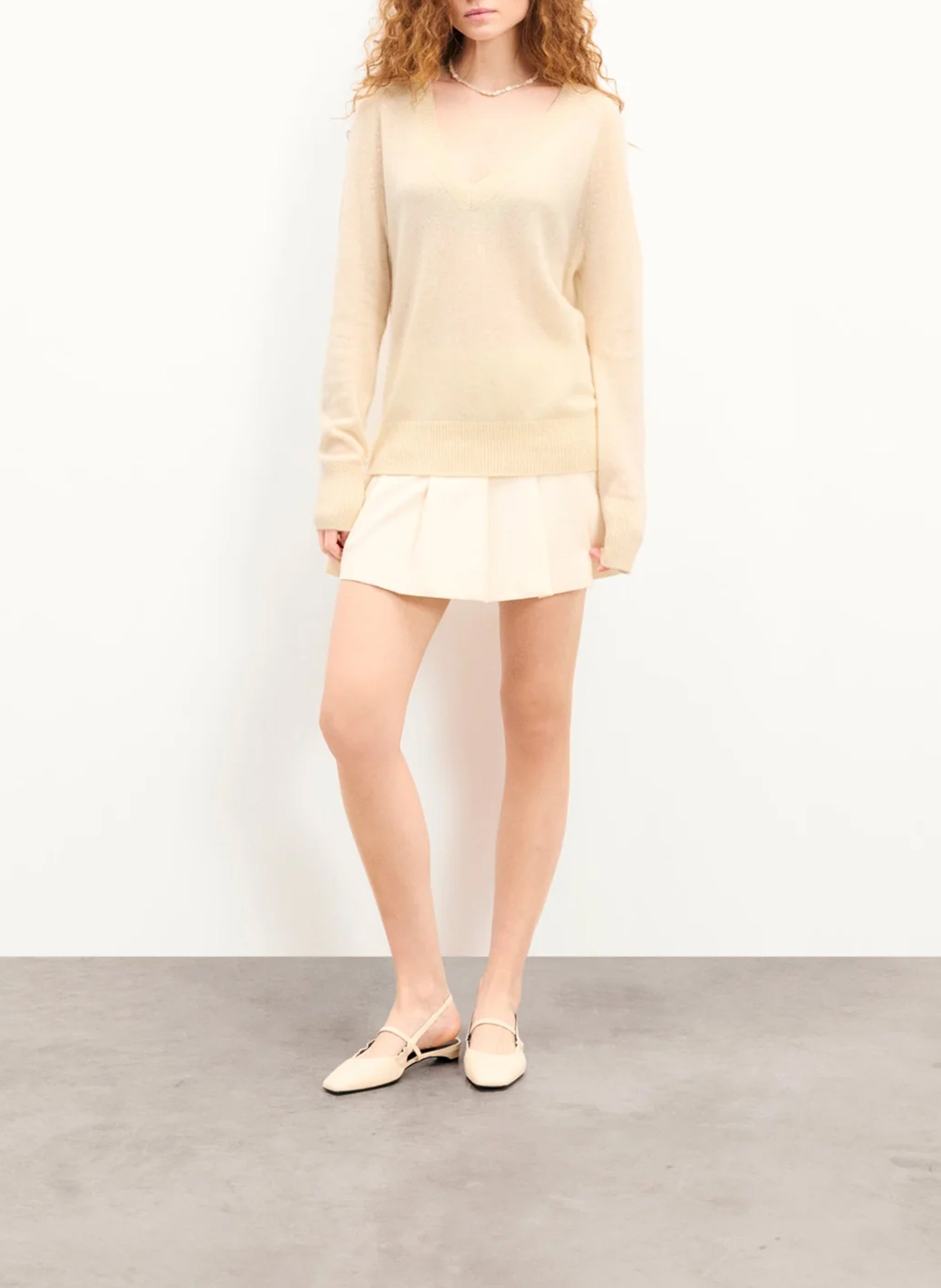 Coltrui van kasjmier FROM FUTURE Beige