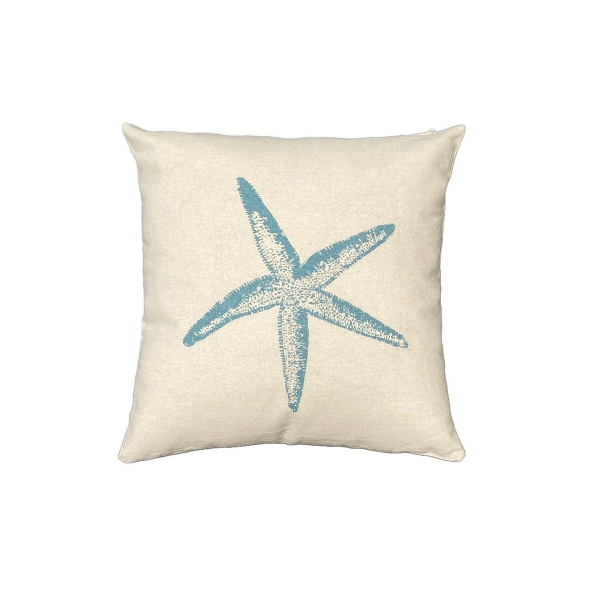 Square printed cotton cushion TODAY LINGE DE MAISON Blue