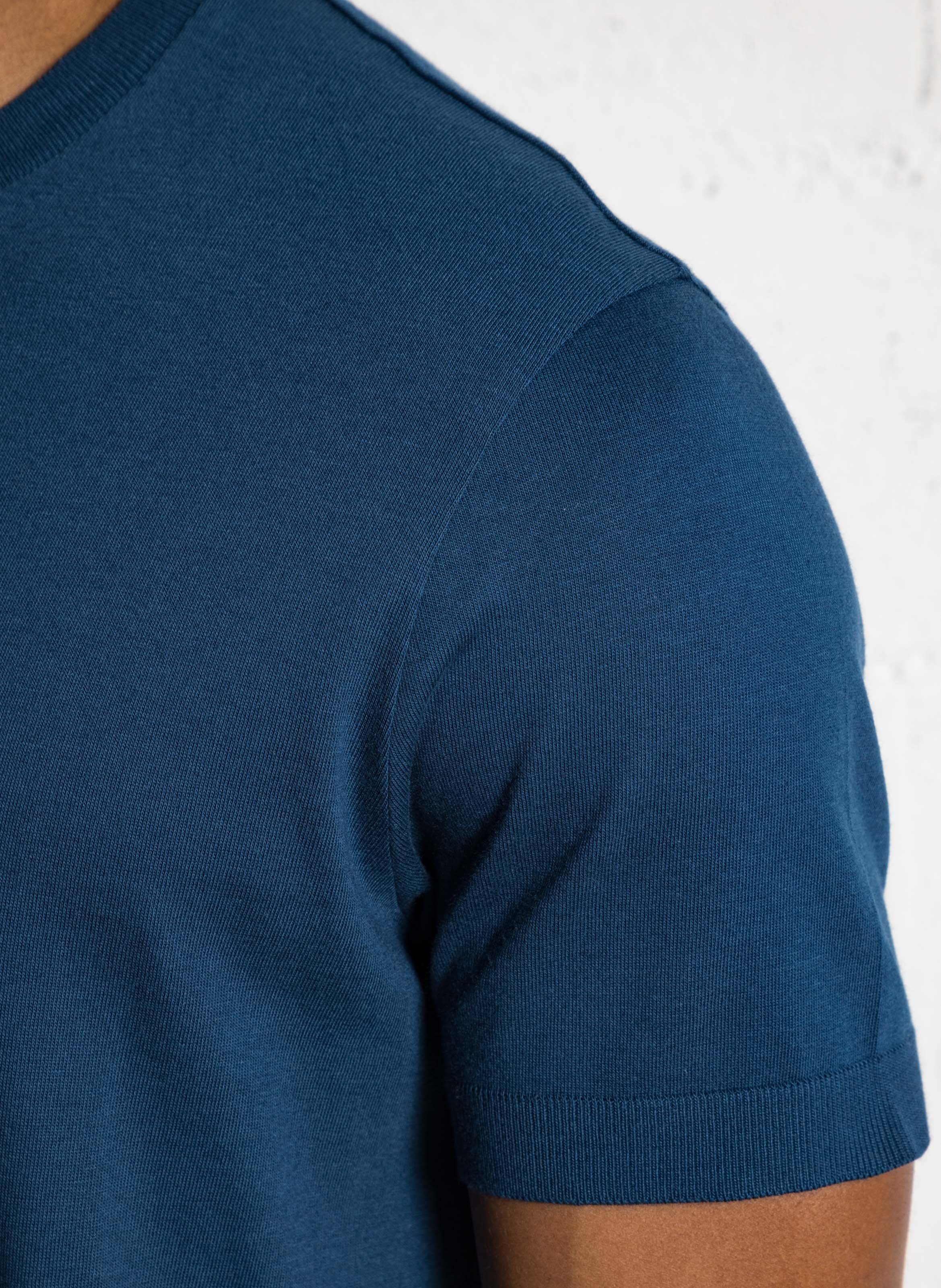 Gerader Rundhalsausschnitt-Pullover IKKS Blau