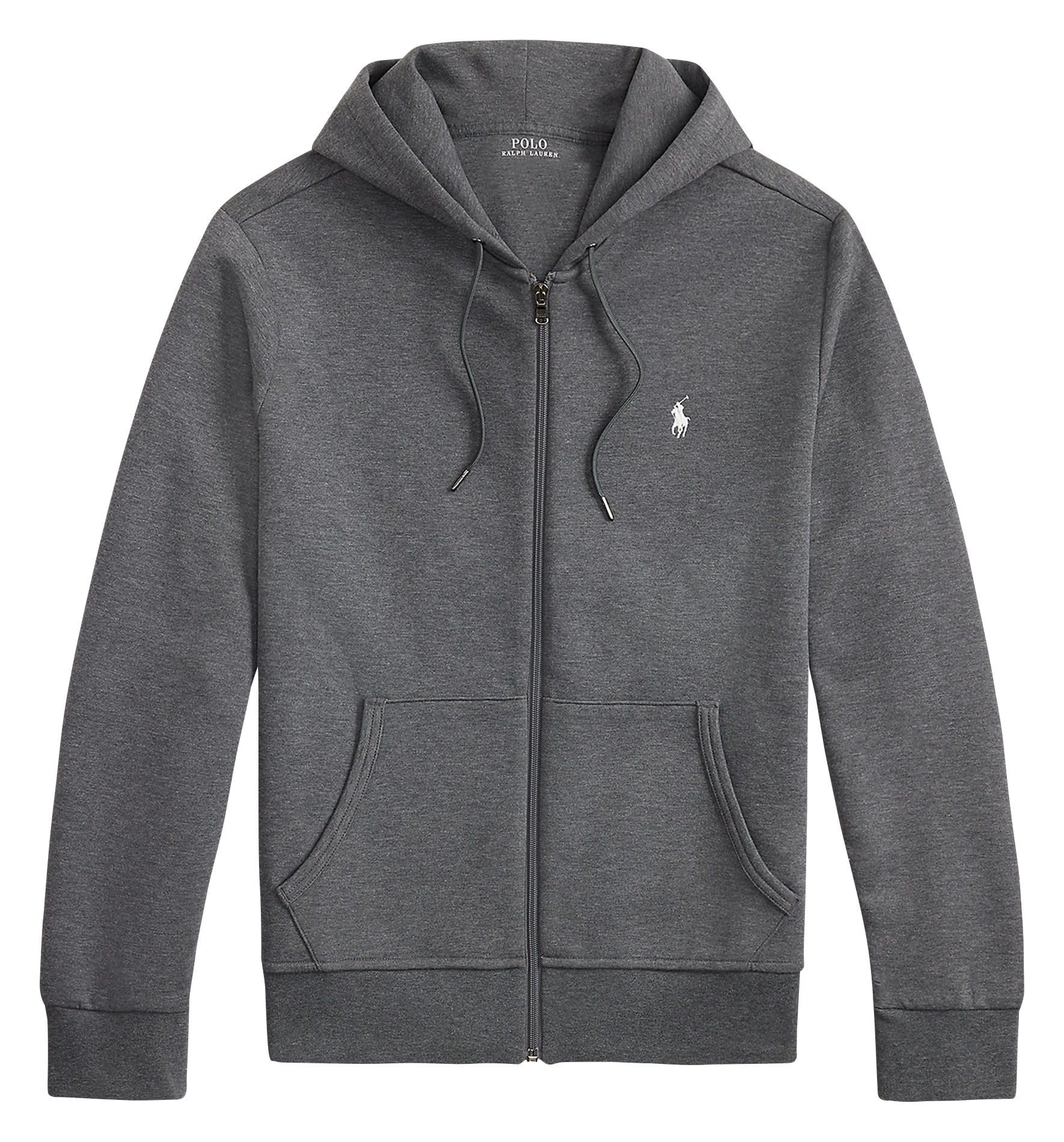 Kapuzensweatshirt aus weicher Baumwolle mit Reißverschluss POLO RALPH LAUREN Grau