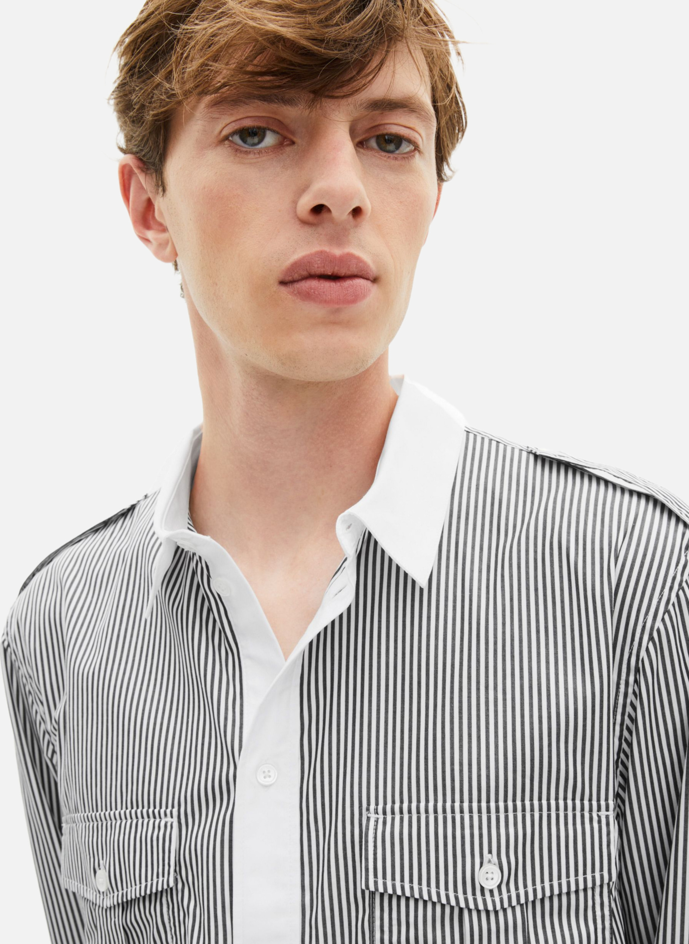 Pinstripe shirt THE KOOPLES Black