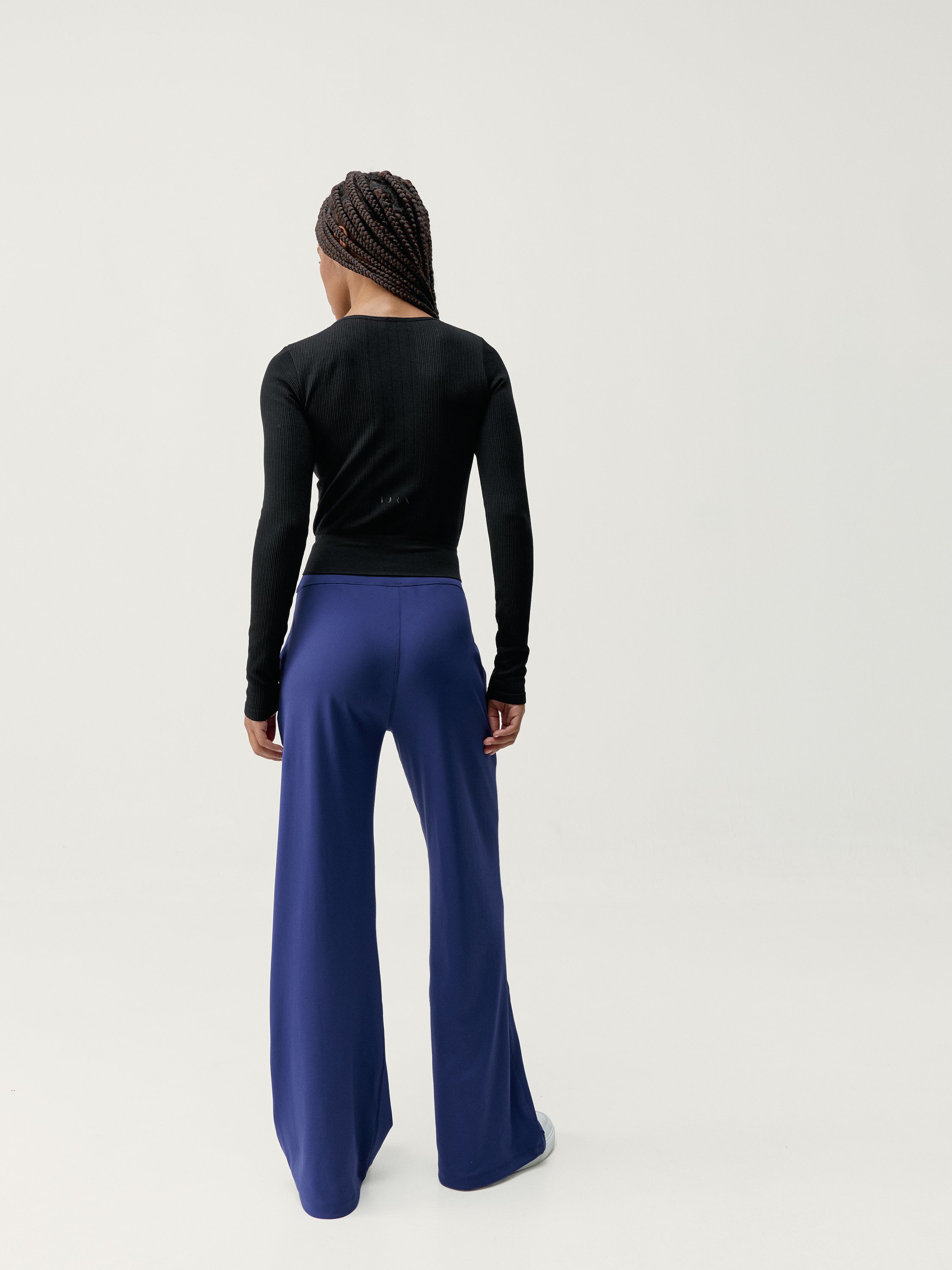 Comfortable straight cut trousers Lua BORN LIVING YOGA Blue