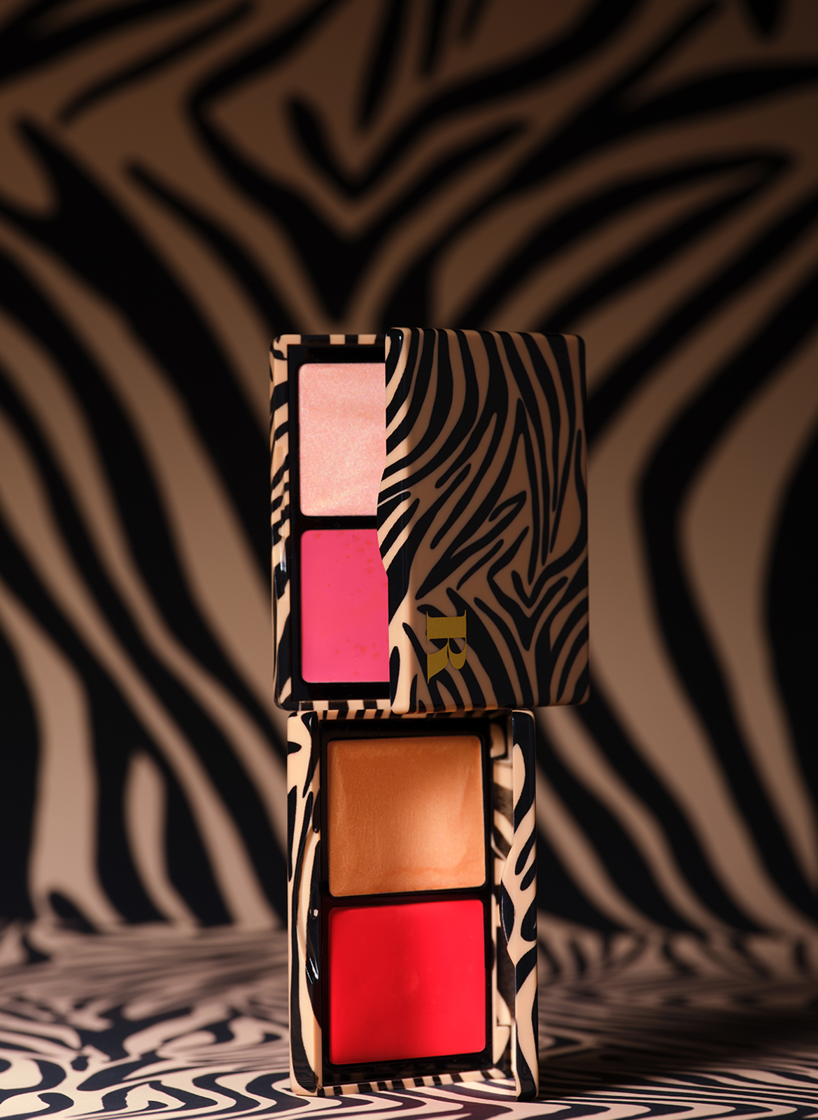 La Mini Palette LES FILLES EN ROUJE Rose poudré