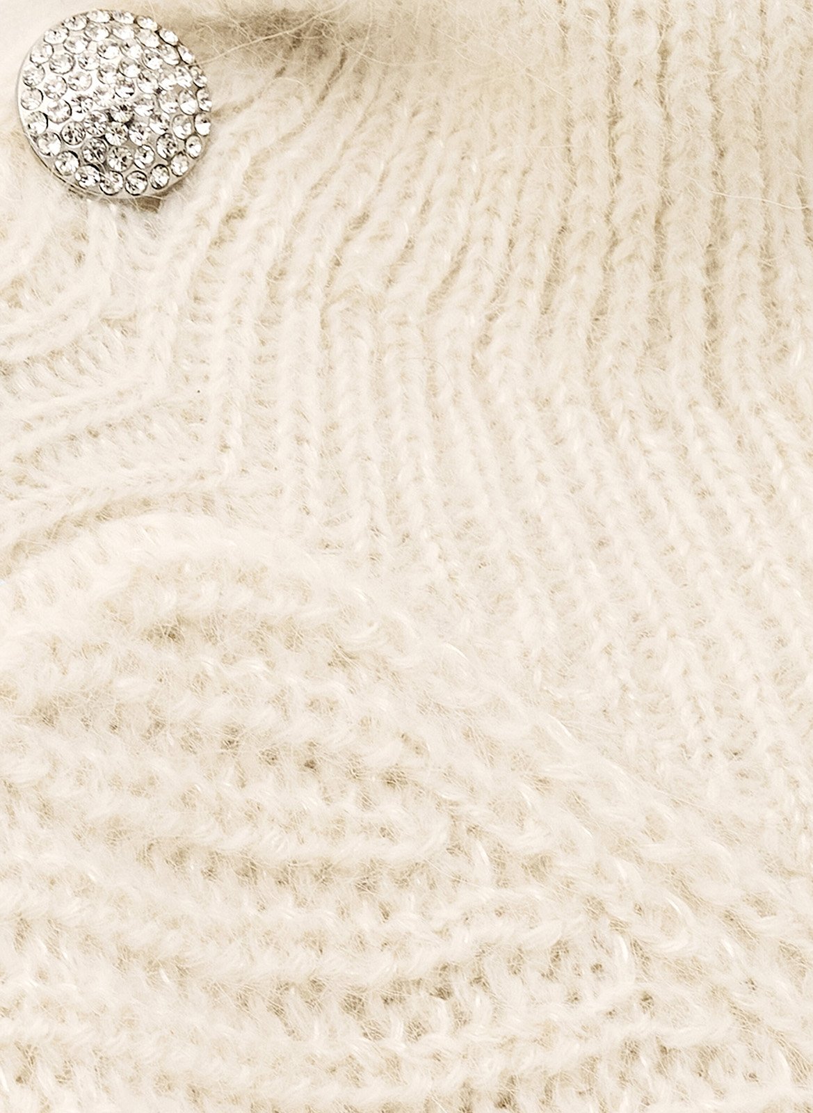 Pull col roulé en laine mélangée BA&SH Beige