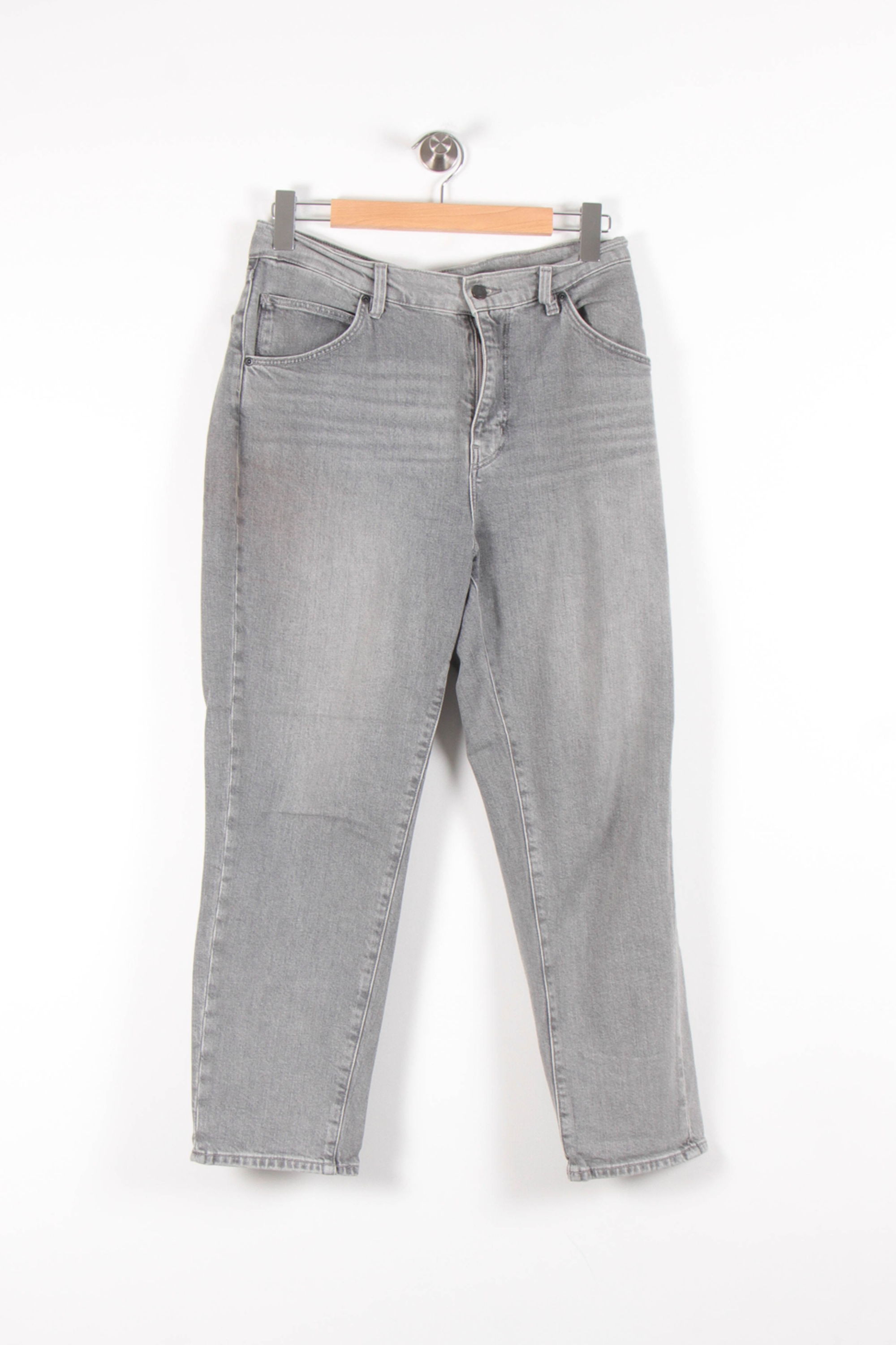 Cropped slim jeans with studs COMPTOIR DES COTONNIERS - Seconde main Grey