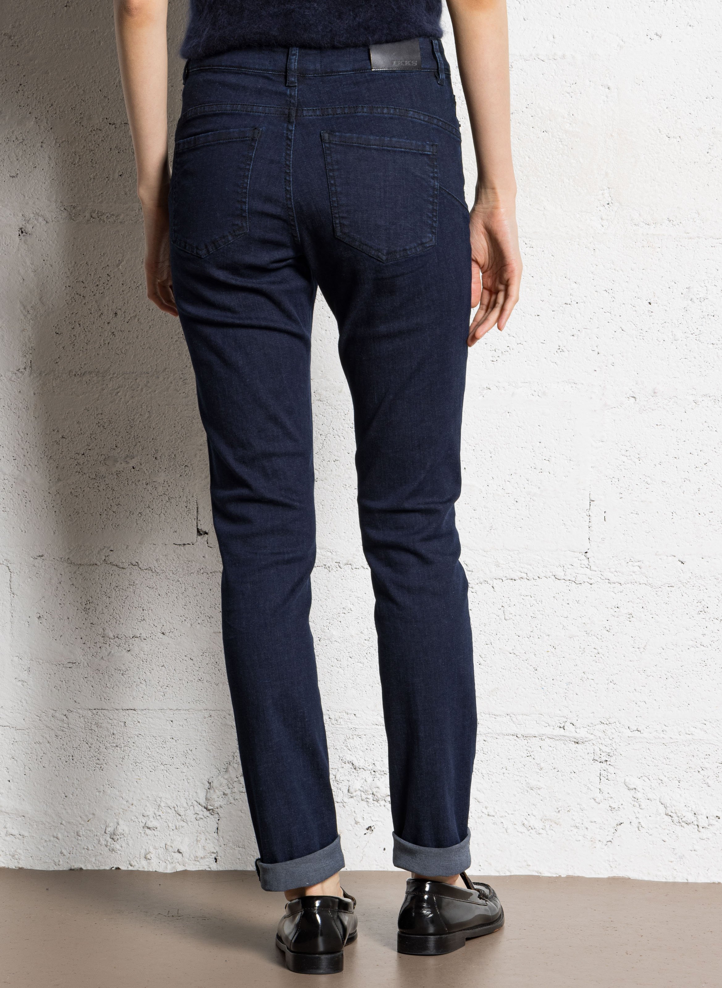 Skinny jeans - katoenblend IKKS Blauw