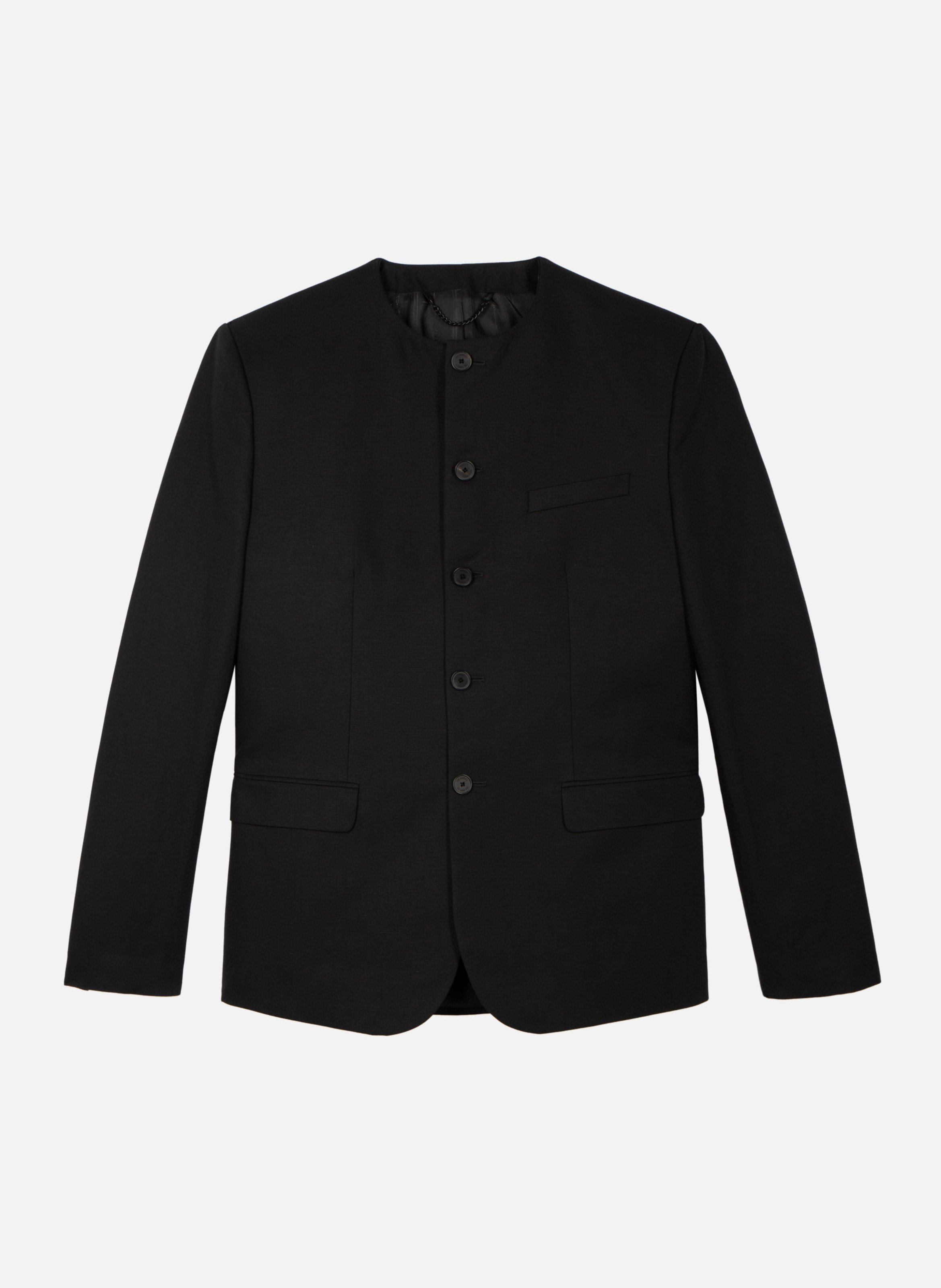 Jacket without collar THE KOOPLES Black