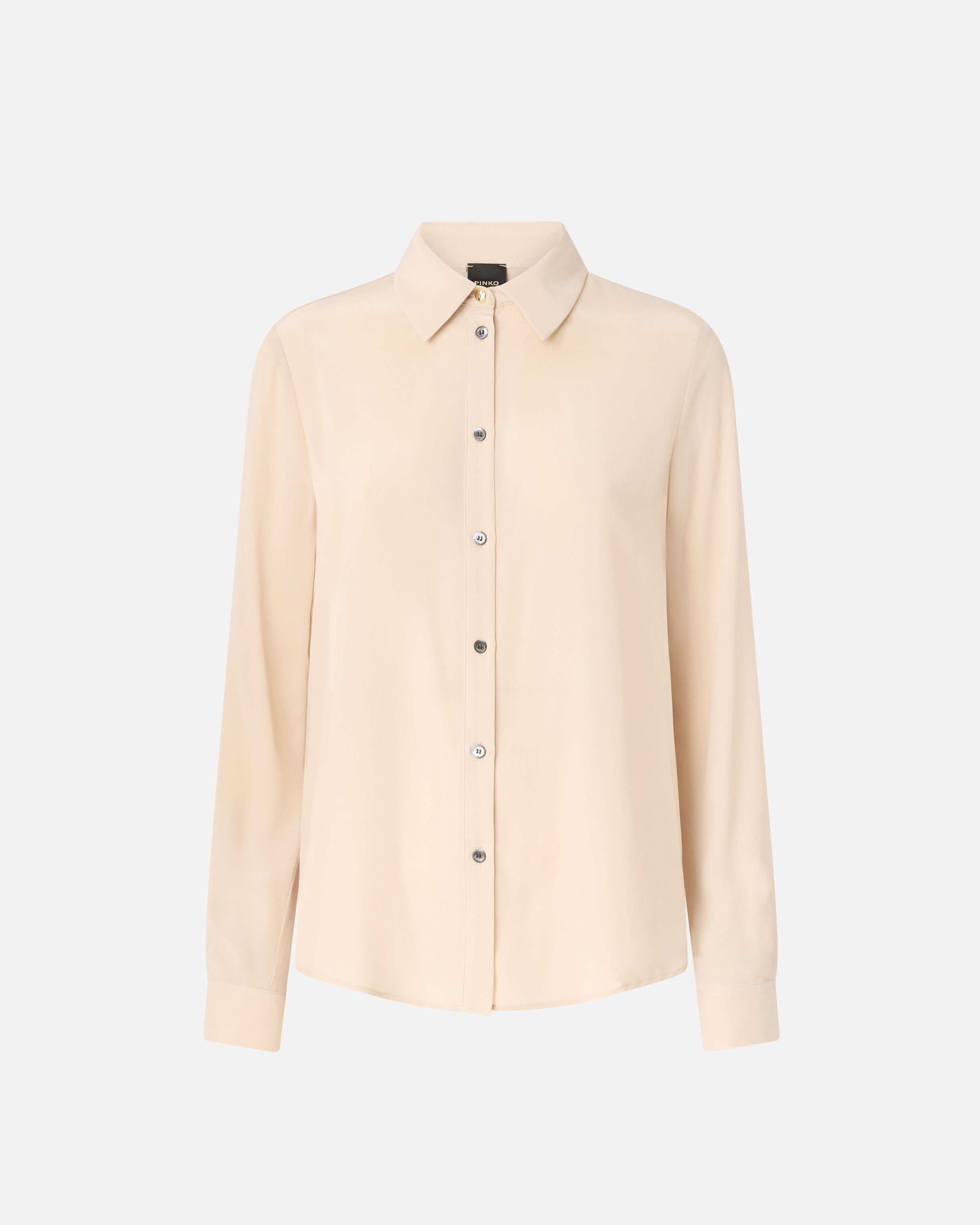 Sand wash silk shirt PINKO Grey