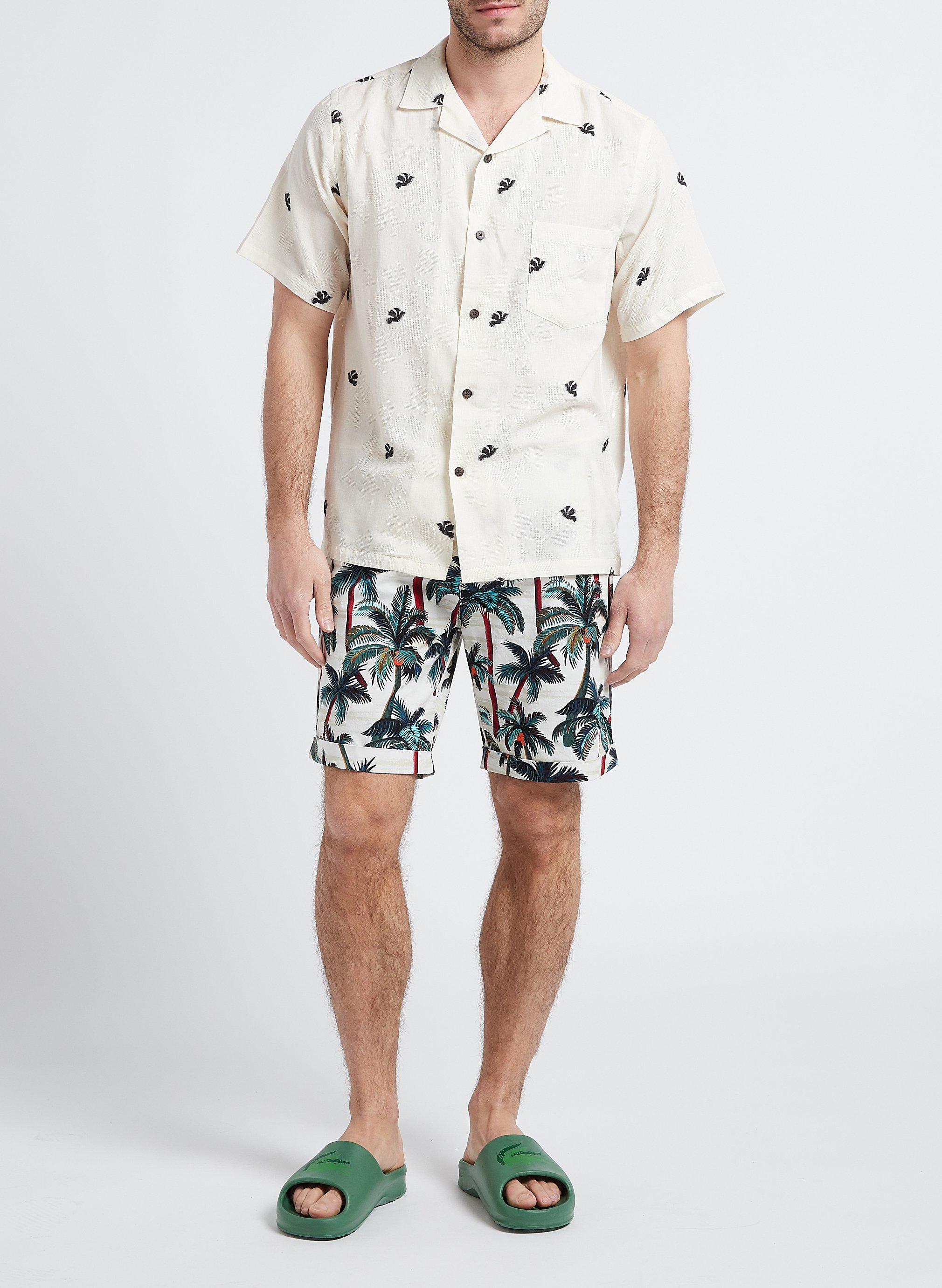 Short van katoenmix met print SCOTCH AND SODA Veelkleurig