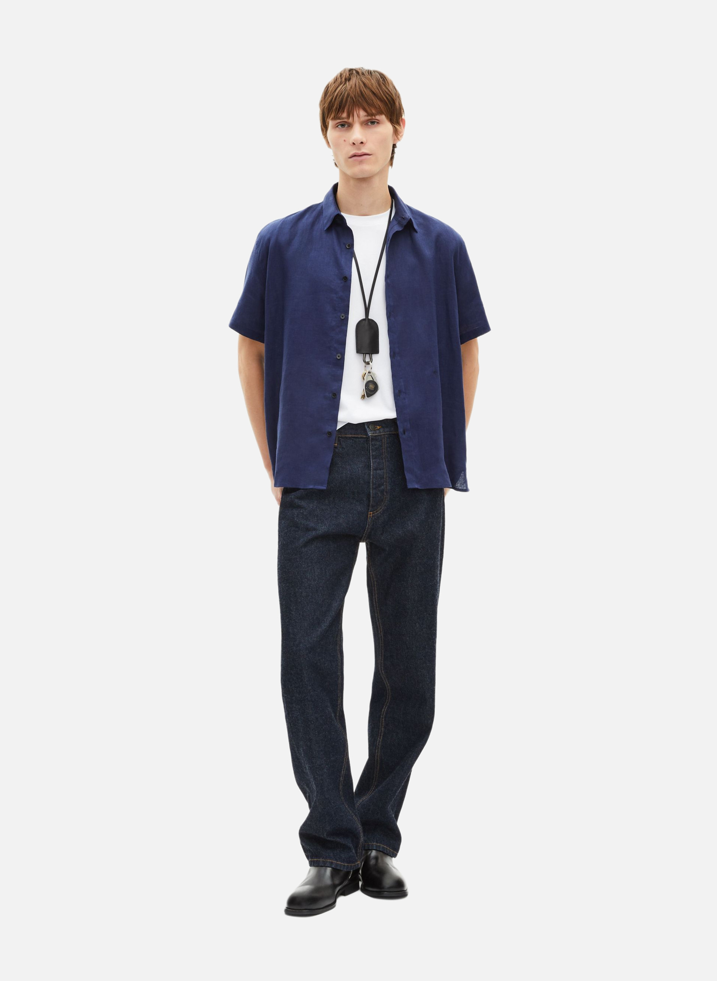 Linen shirt THE KOOPLES Blue