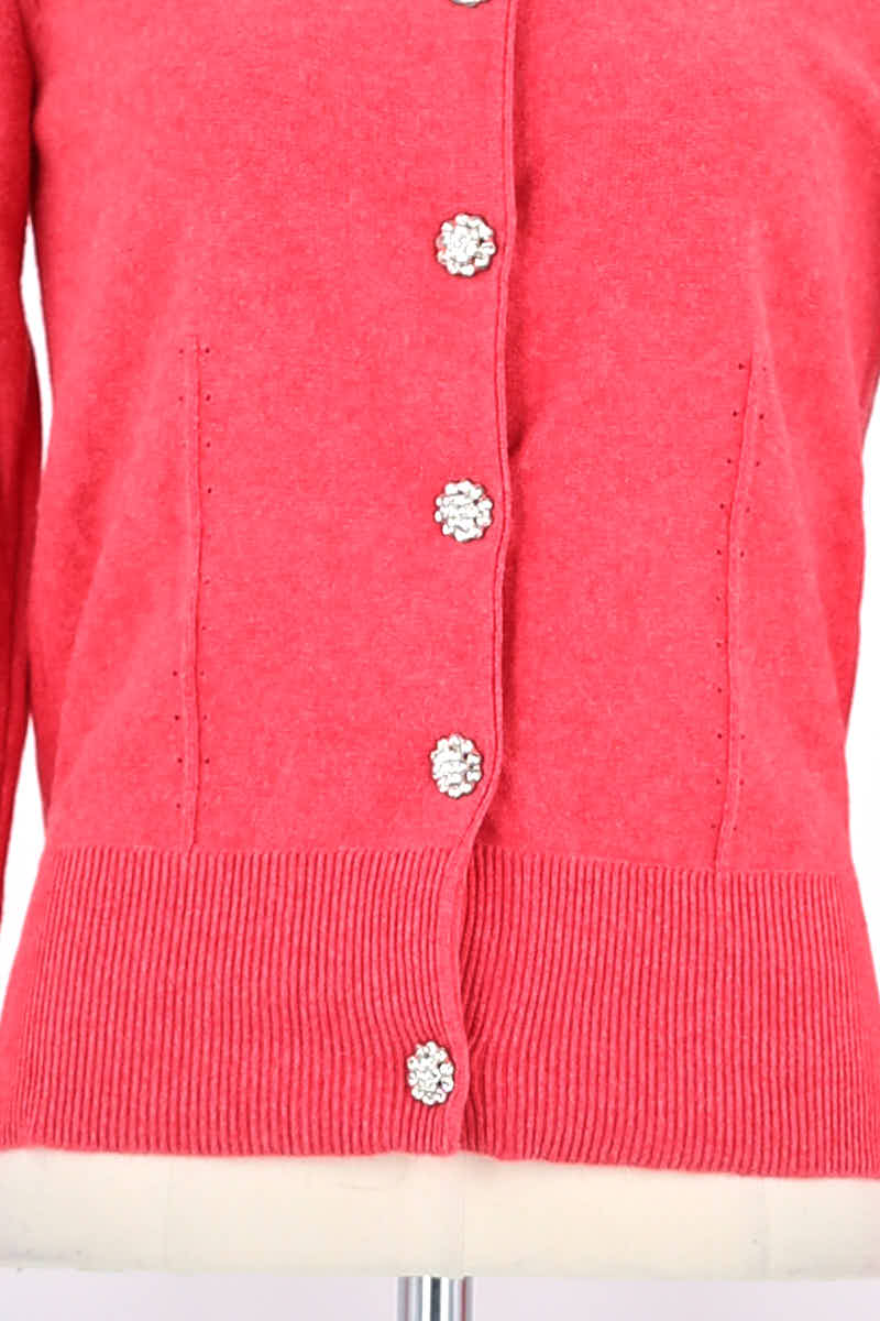 Cardigan TARA JARMON - Seconde Main Pink