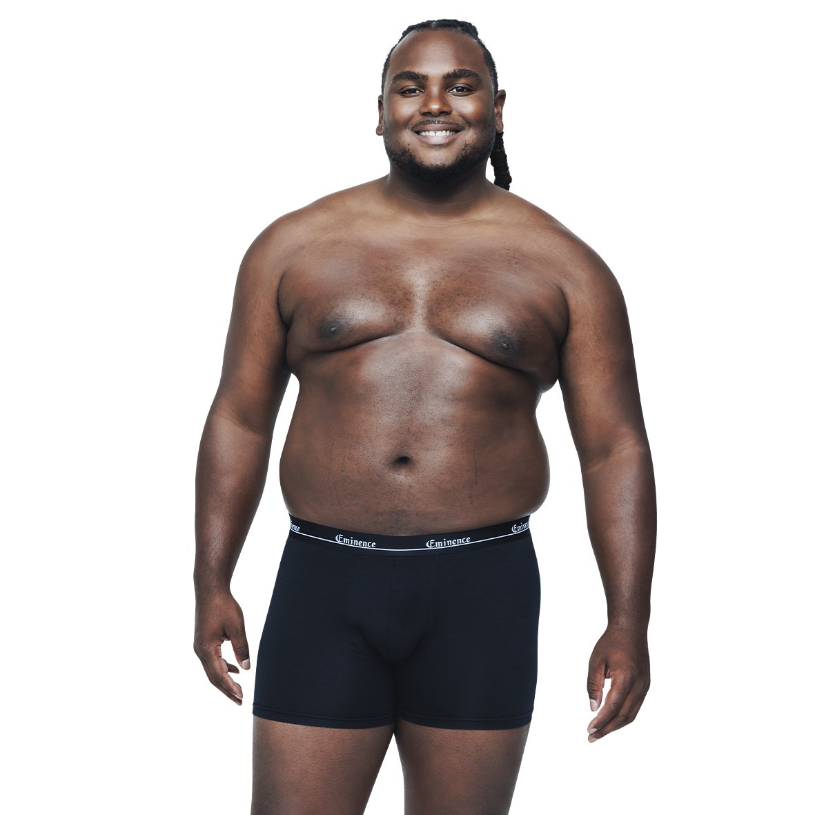 Boxers, pack of 3, large sizes EMINENCE Black