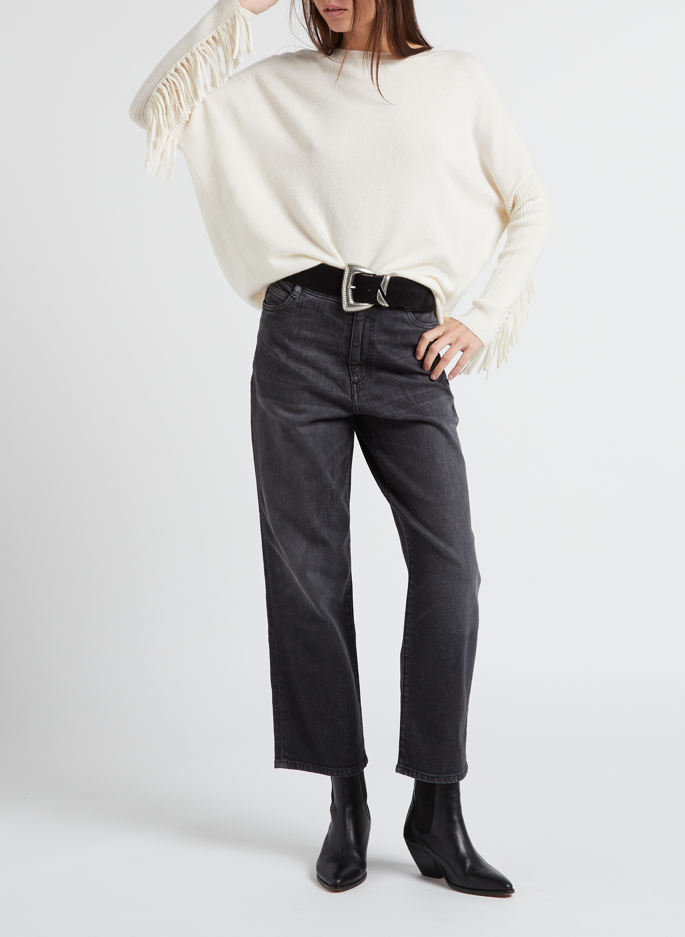 Kapuzenmütze aus Kaschmir - Look 1