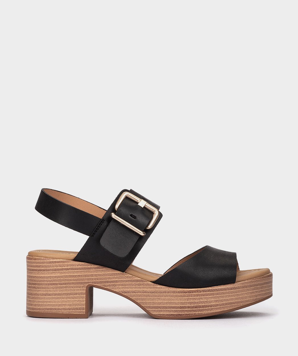 Black leather high heel sandals. PEDRO MIRALLES Black